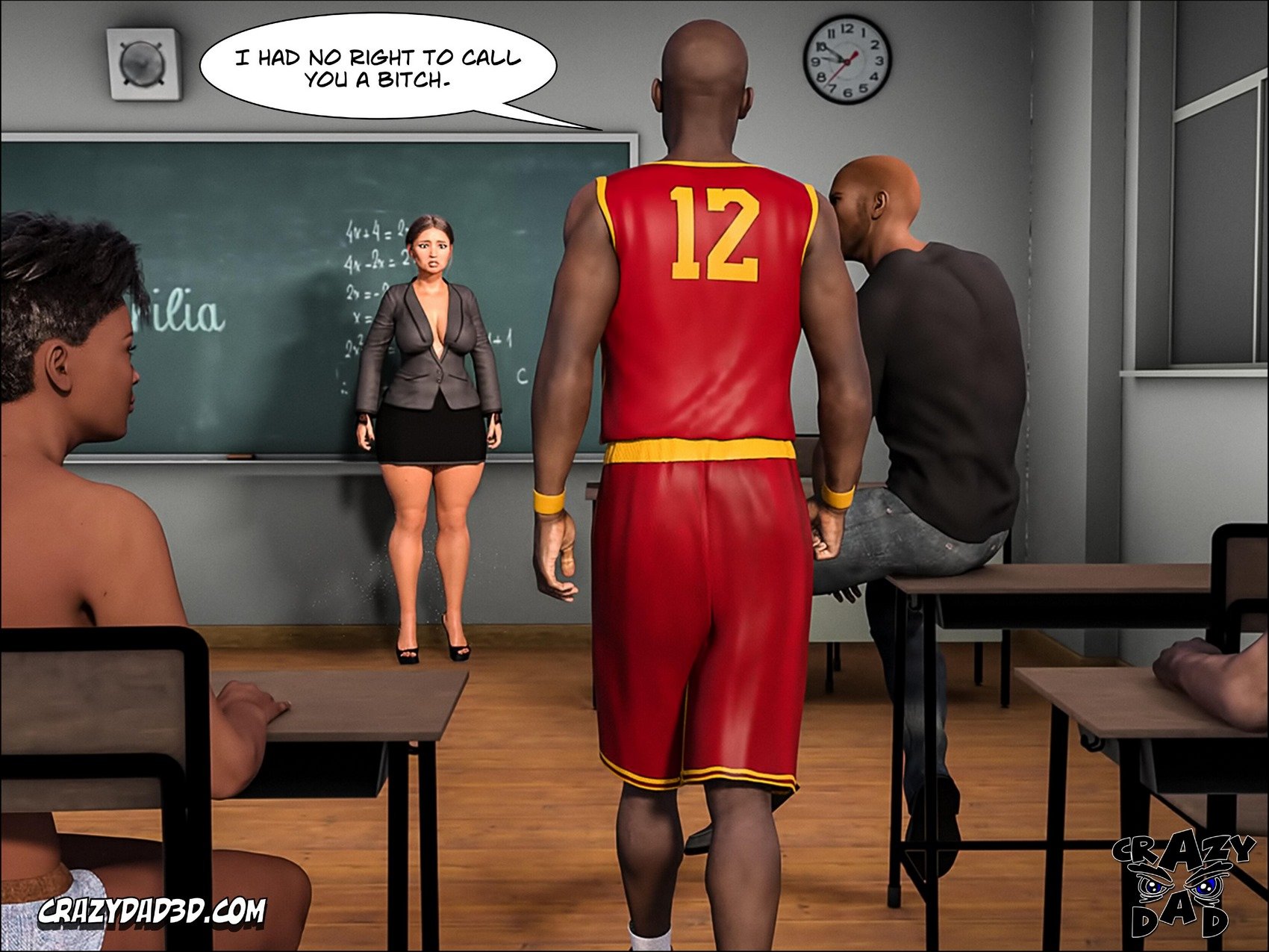 Spank [CrazyDad3D] 2 . Spank - Teacher Marilia - Chapter 1 [CrazyDad3D] – page 35