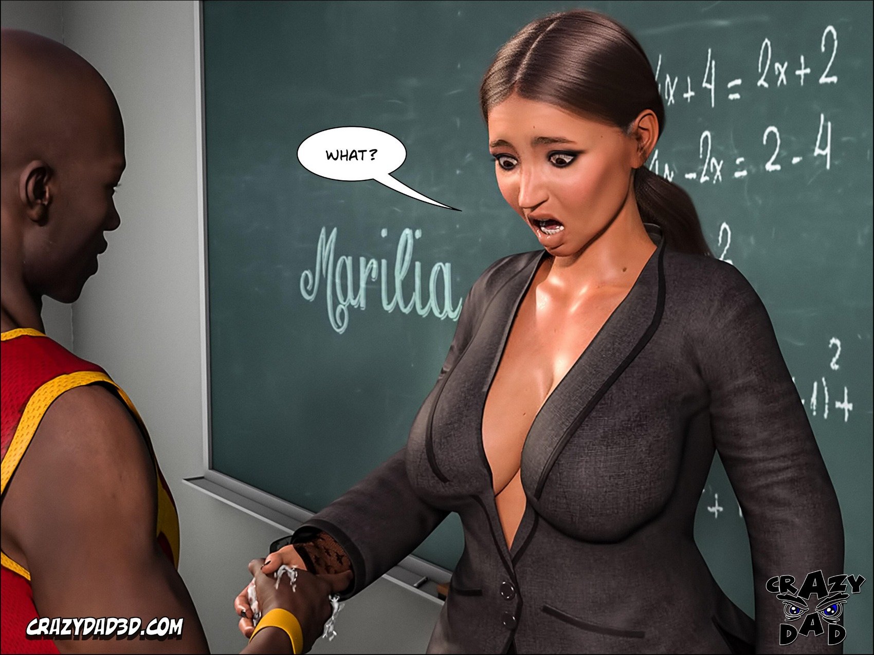 Spank [CrazyDad3D] 2 . Spank - Teacher Marilia - Chapter 1 [CrazyDad3D] – page 38