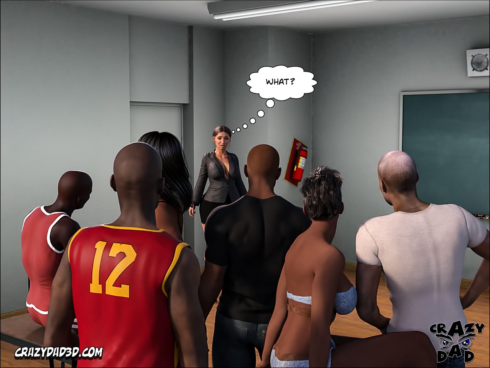 Spank [CrazyDad3D] 2 . Spank - Teacher Marilia - Chapter 1 [CrazyDad3D] – page 6