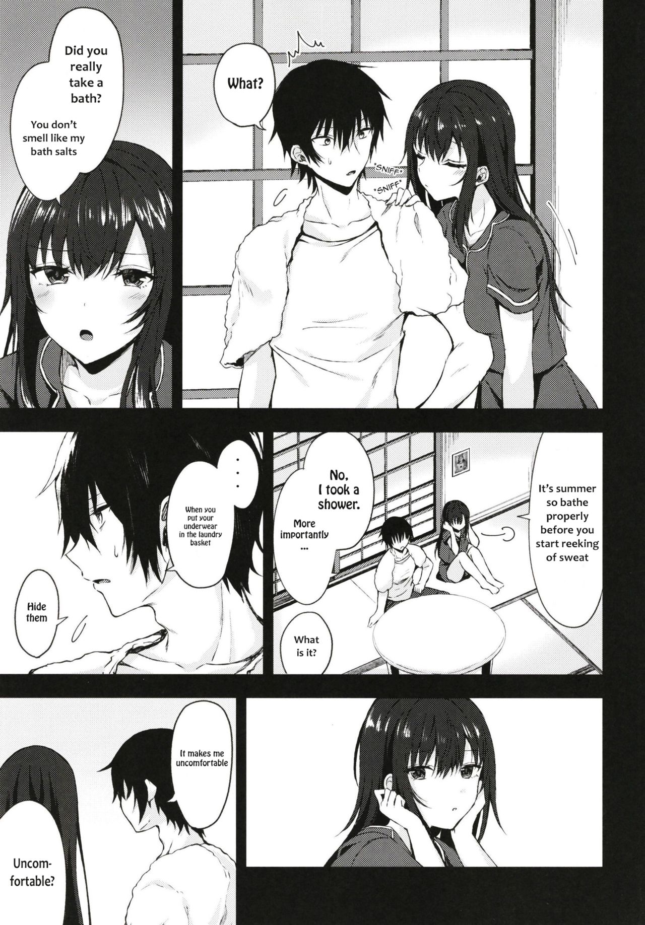 Nandemo Yasashiku Ukeirete Kureru Imouto [Tetsuyama Kaya] 1 . Nandemo Yasashiku Ukeirete Kureru Imouto - Chapter 1 [Tetsuyama Kaya] – page 7