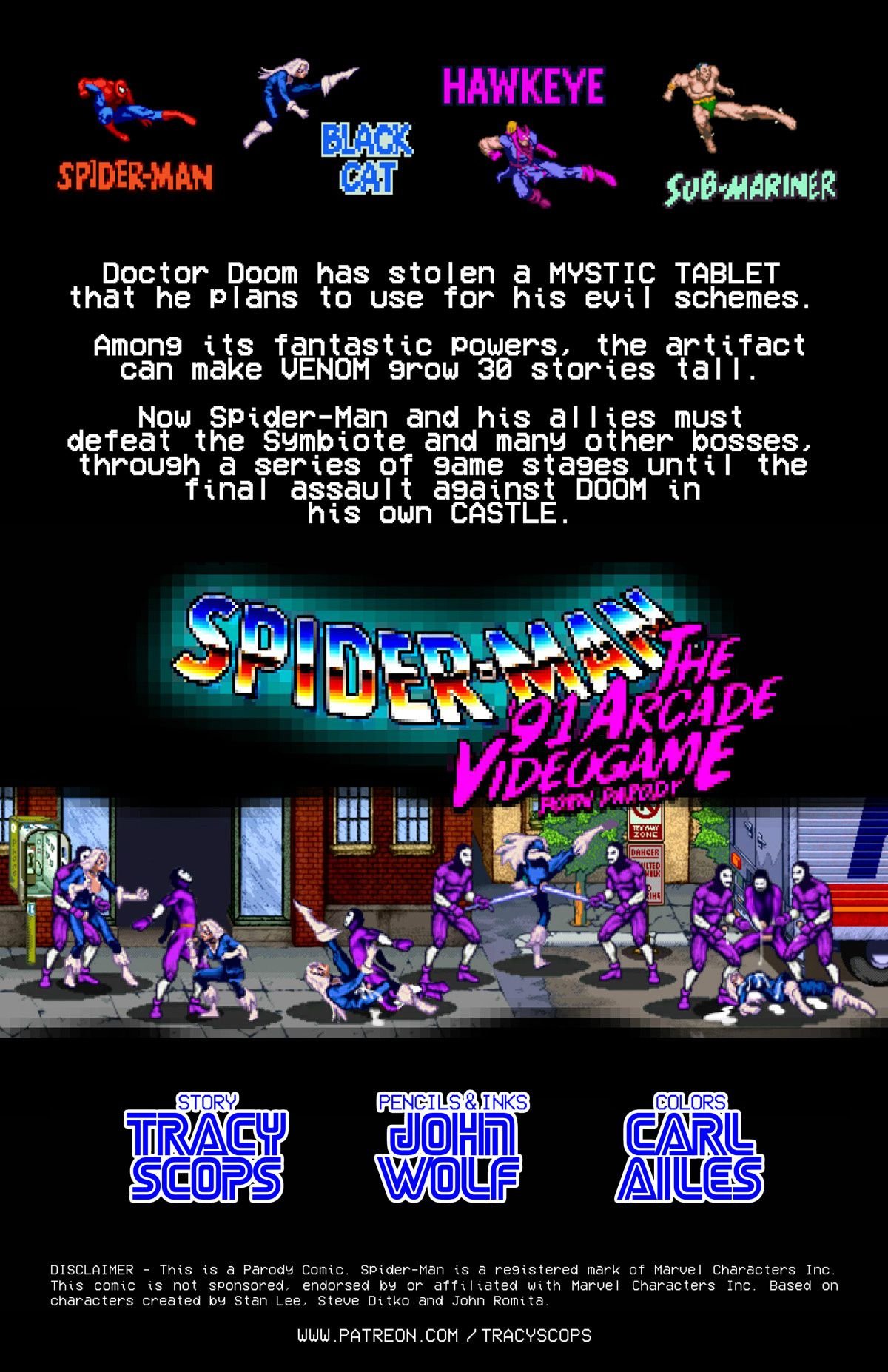 The ’91 Arcade Video Game (Spider-Man) [Tracy Scops] 1 . The '91 Arcade Video Game  - Chapter 1 (Spider-Man) [Tracy Scops] – page 2