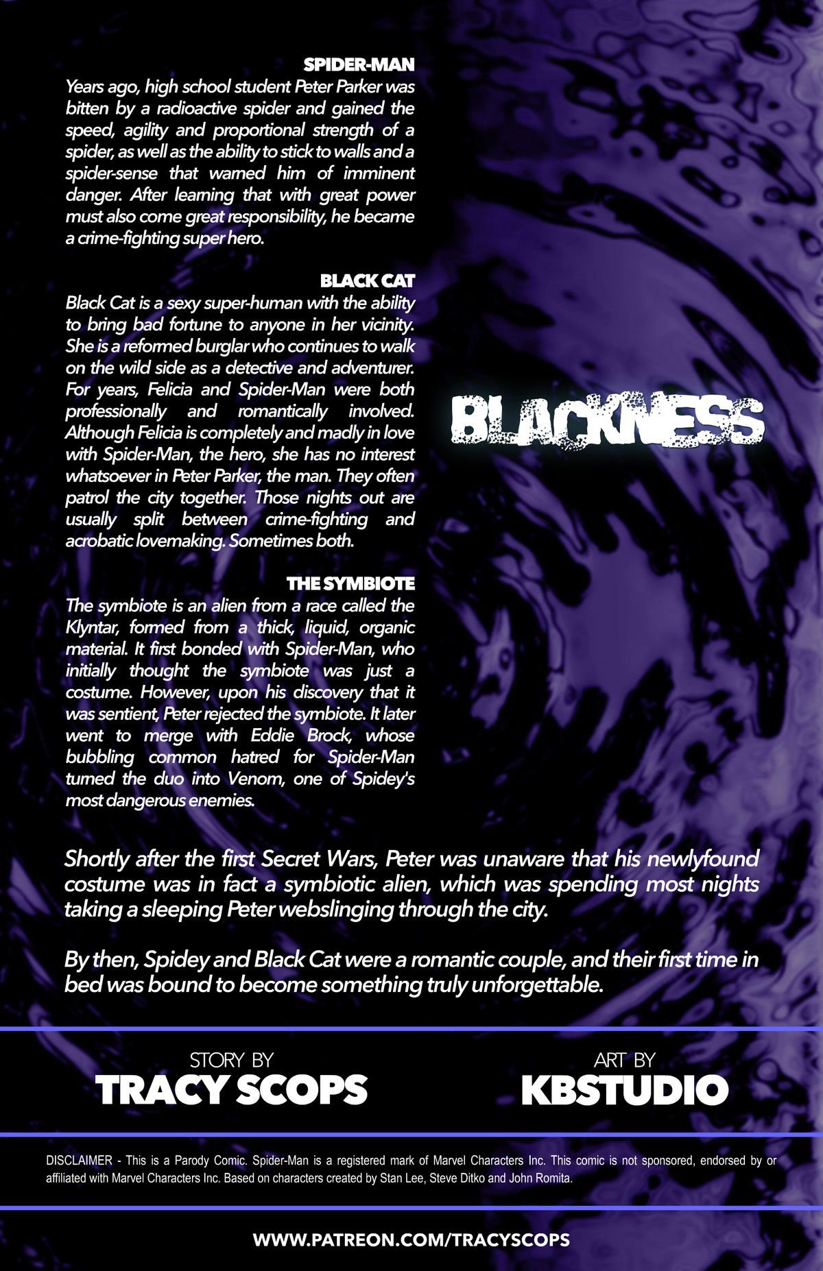 Blackness (Spider-Man) [Tracy Scops] 1 . Blackness - Chapter 1 (Spider-Man) [Tracy Scops] – page 2