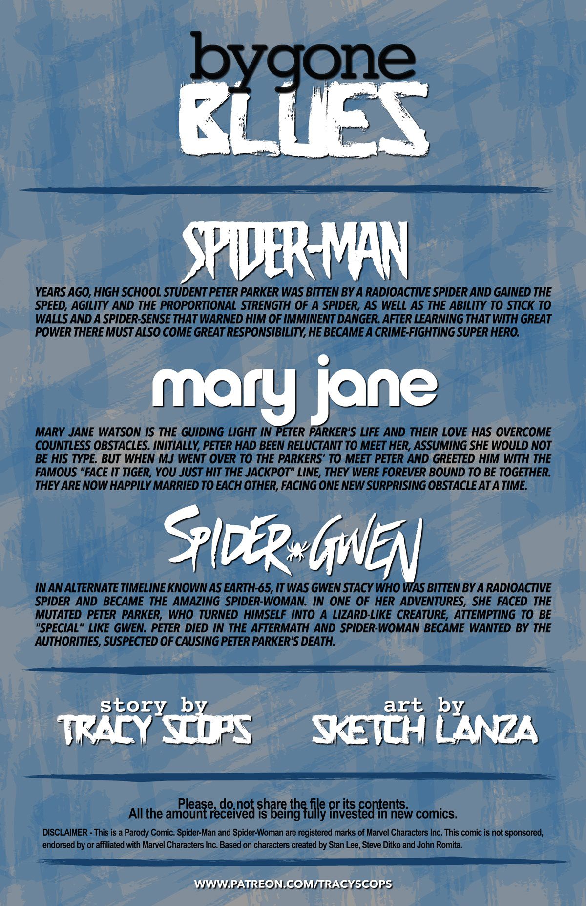 Bygone Blues (Spider-Man) [Tracy Scops] 1 . Bygone Blues - Chapter 1 (Spider-Man) [Tracy Scops] – page 2