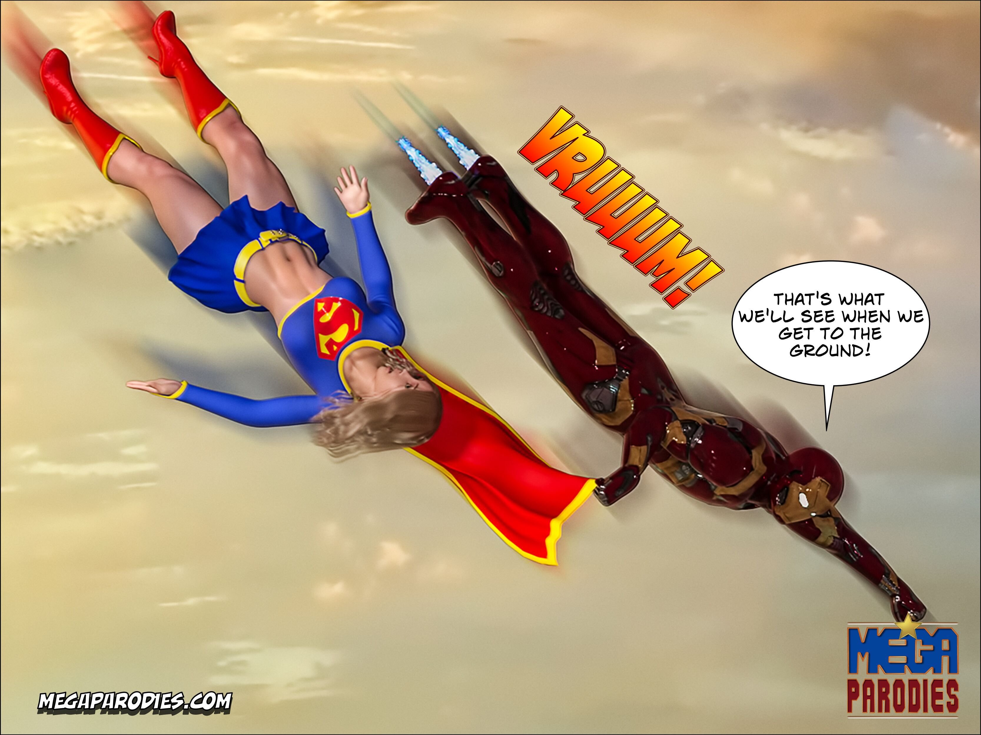 Marvel X DC (The Avengers , Justice League) [MegaParodies] 1 . Marvel X DC - Chapter 1 (The Avengers , Justice League) [MegaParodies] – page 43