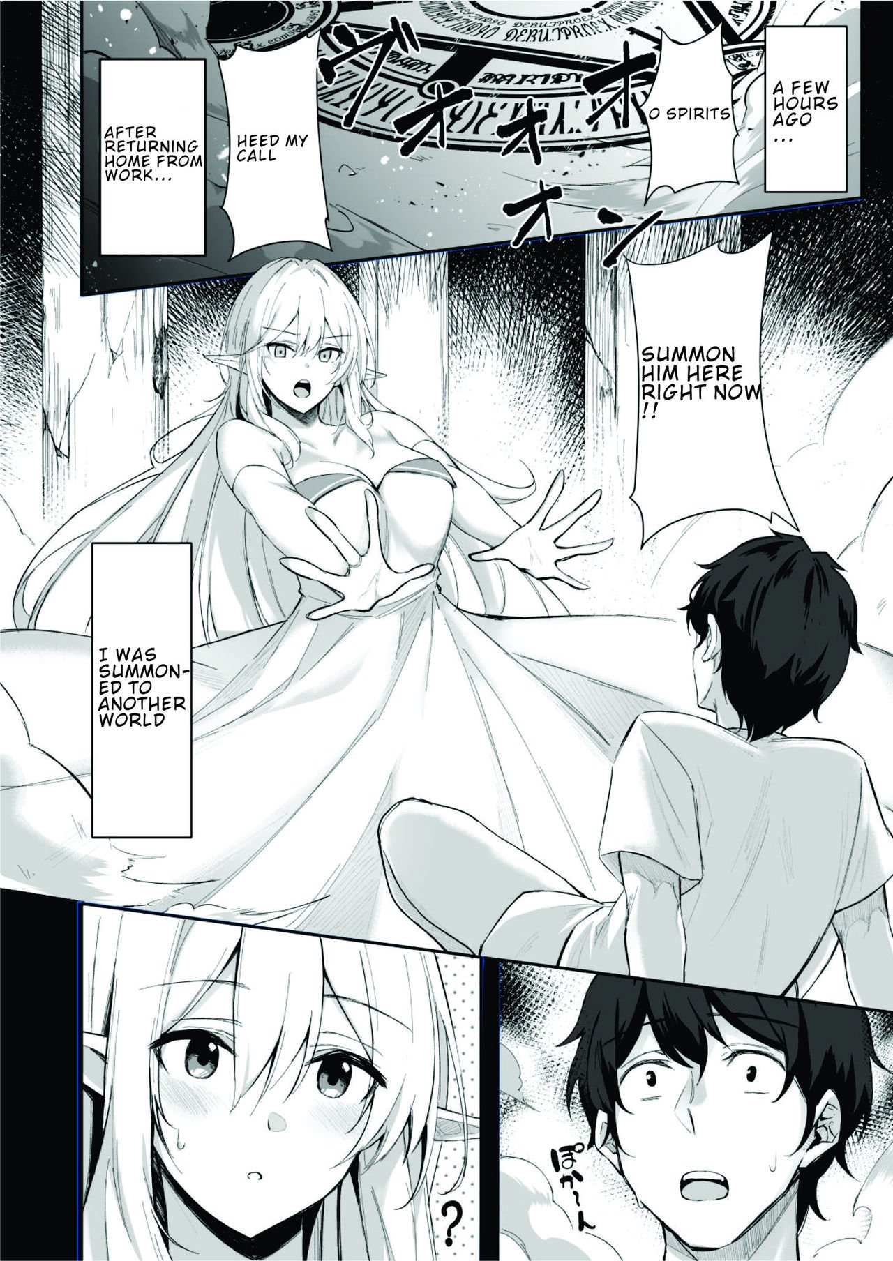 Isekai Shoukan [Anza Yuu] 1 . Isekai Shoukan - Chapter 1 - Elf na Onee-san wa Suki desu ka? [Anza Yuu] – page 3