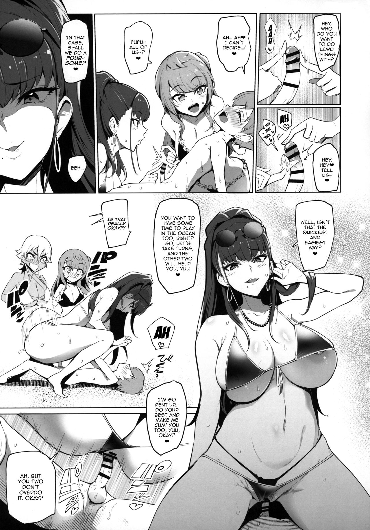 The Place I Stayed Over at Belonged to Perverted Gyaru Onee-chans [Sian] 2 . Visiting the beach with the lewd gal onee-sans - Chapter 2 [Sian] – page 25