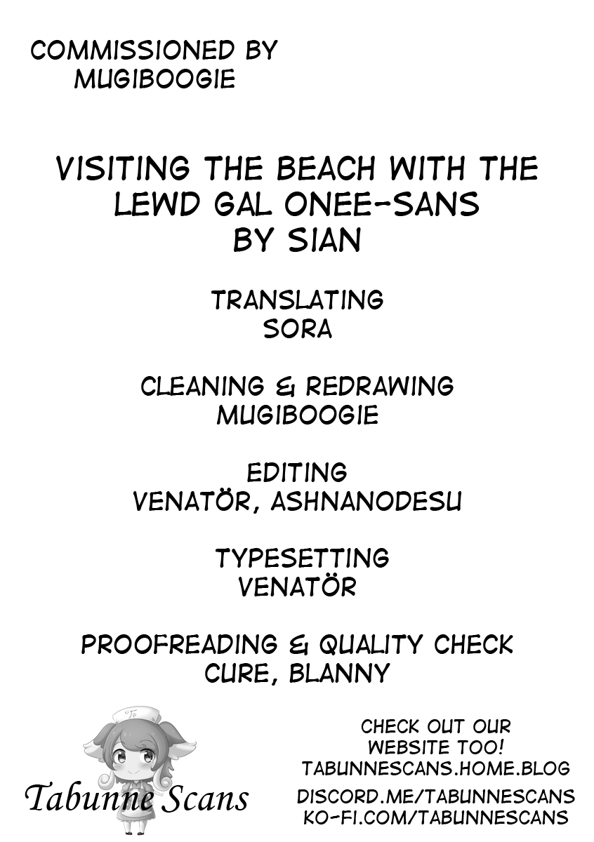 The Place I Stayed Over at Belonged to Perverted Gyaru Onee-chans [Sian] 2 . Visiting the beach with the lewd gal onee-sans - Chapter 2 [Sian] – page 39