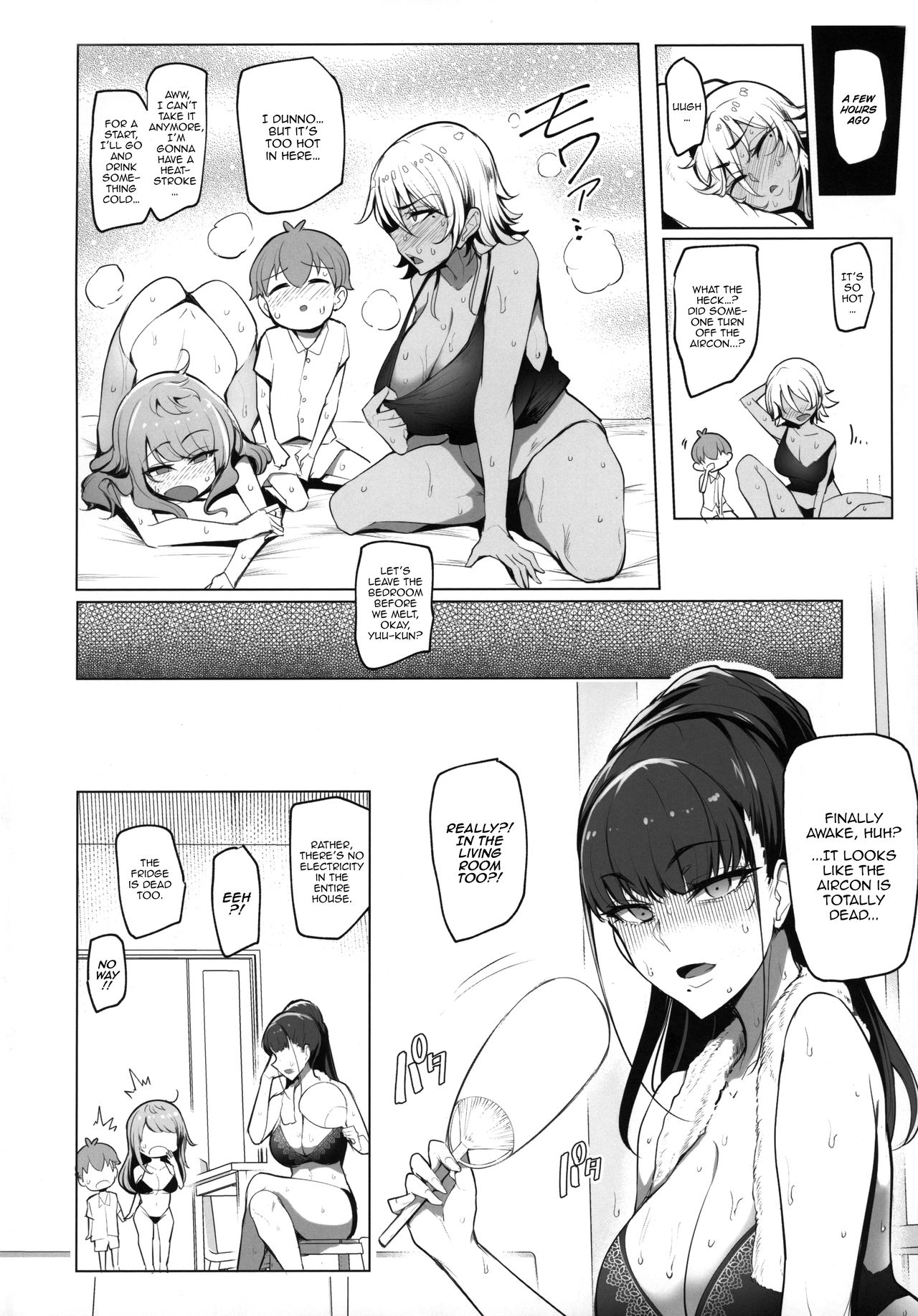 The Place I Stayed Over at Belonged to Perverted Gyaru Onee-chans [Sian] 2 . Visiting the beach with the lewd gal onee-sans - Chapter 2 [Sian] – page 4