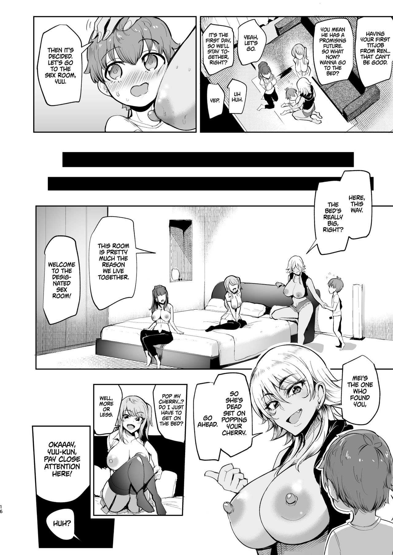 The Place I Stayed Over at Belonged to Perverted Gyaru Onee-chans [Sian] 1 . The Place I Stayed Over at Belonged to Perverted Gyaru Onee-chans - Chapter 1 [Sian] – page 15