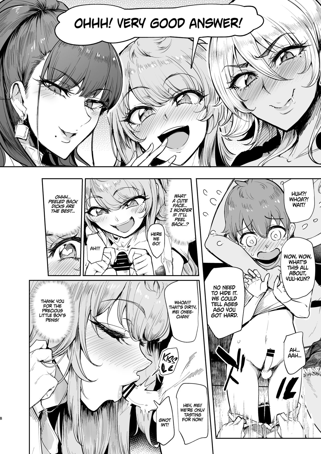 The Place I Stayed Over at Belonged to Perverted Gyaru Onee-chans [Sian] 1 . The Place I Stayed Over at Belonged to Perverted Gyaru Onee-chans - Chapter 1 [Sian] – page 7