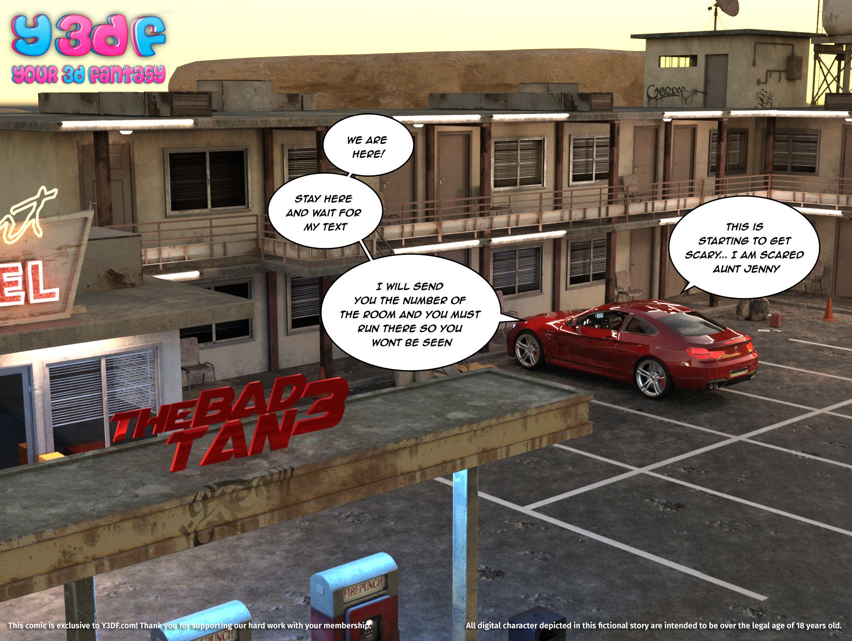 The Bad Tan [Y3DF] 3 . The Bad Tan - Chapter 3 [Y3DF] – page 1