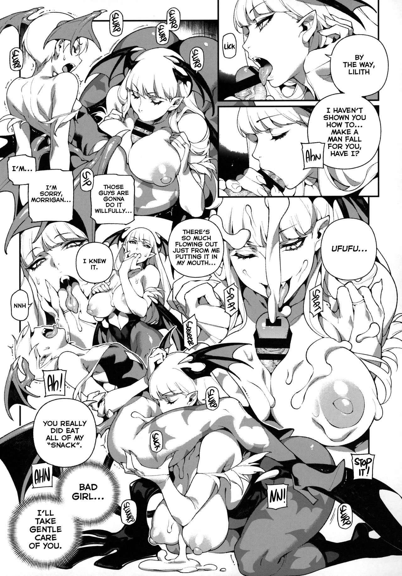 Fighter Girls – Vampire (Darkstalkers , Street Fighter) [Hirame , Abi Kamesennin] 1 . Fighter Girls - Vampire - Chapter 1 (Darkstalkers , Street Fighter) [Hirame , Abi Kamesennin] – page 14