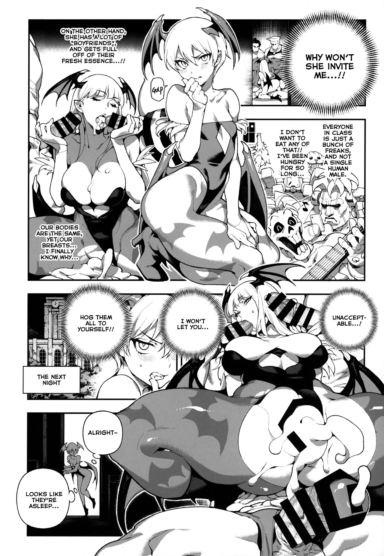 Fighter Girls – Vampire (Darkstalkers , Street Fighter) [Hirame , Abi Kamesennin] 1 . Fighter Girls - Vampire - Chapter 1 (Darkstalkers , Street Fighter) [Hirame , Abi Kamesennin] – page 6