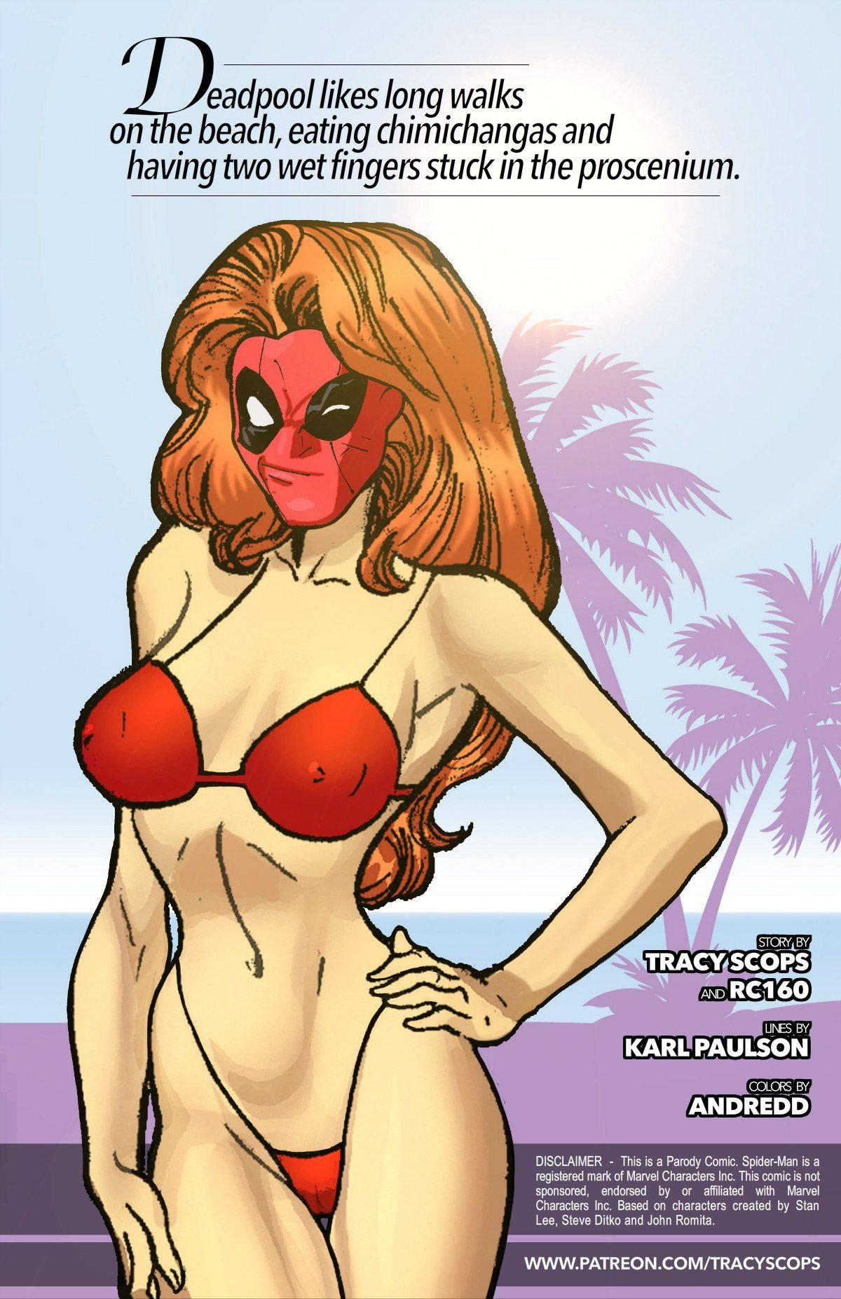 Days Of Swimsuit Past (Spider-Man , Deadpool , X-Men) [Tracy Scops] 1 . Days Of Swimsuit Past - Chapter 1 (Spider-Man , Deadpool , X-Men) [Tracy Scops] – page 2