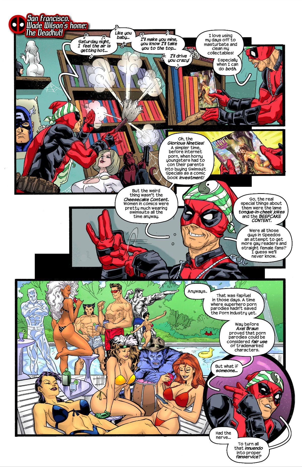 Days Of Swimsuit Past (Spider-Man , Deadpool , X-Men) [Tracy Scops] 1 . Days Of Swimsuit Past - Chapter 1 (Spider-Man , Deadpool , X-Men) [Tracy Scops] – page 3