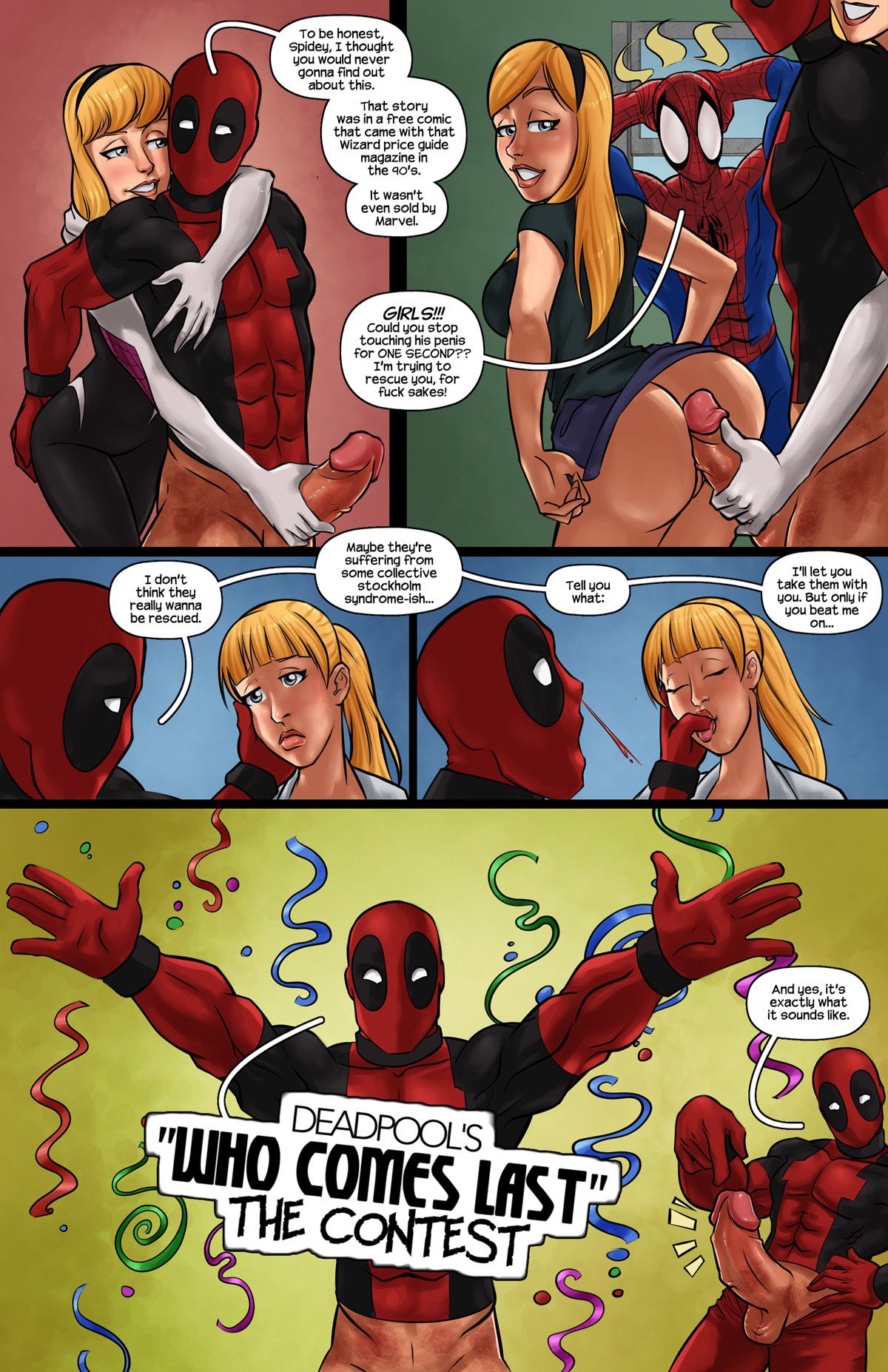 Gwen Stacys Are The Sole Property Of Deadpool (Deadpool , Spider-Man) [Tracy Scops] 1 . Gwen Stacys Are The Sole Property Of Deadpool - Chapter 1 (Deadpool , Spider-Man) [Tracy Scops] – page 4