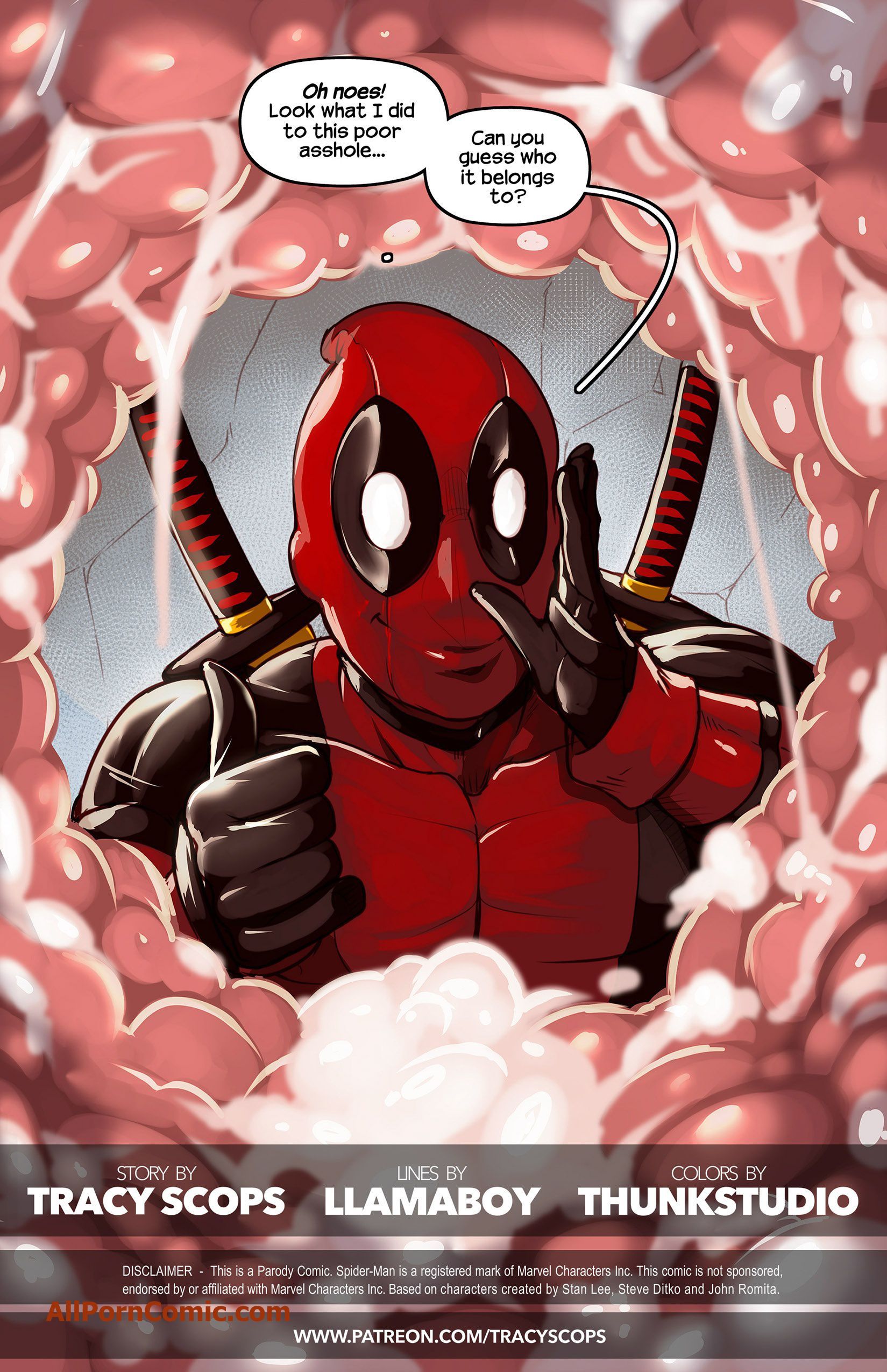 Thinking With Portals (Deadpool , Spider-Man) [Tracy Scops] 1 . Thinking With Portals - Chapter 1 (Deadpool , Spider-Man) [Tracy Scops] – page 2