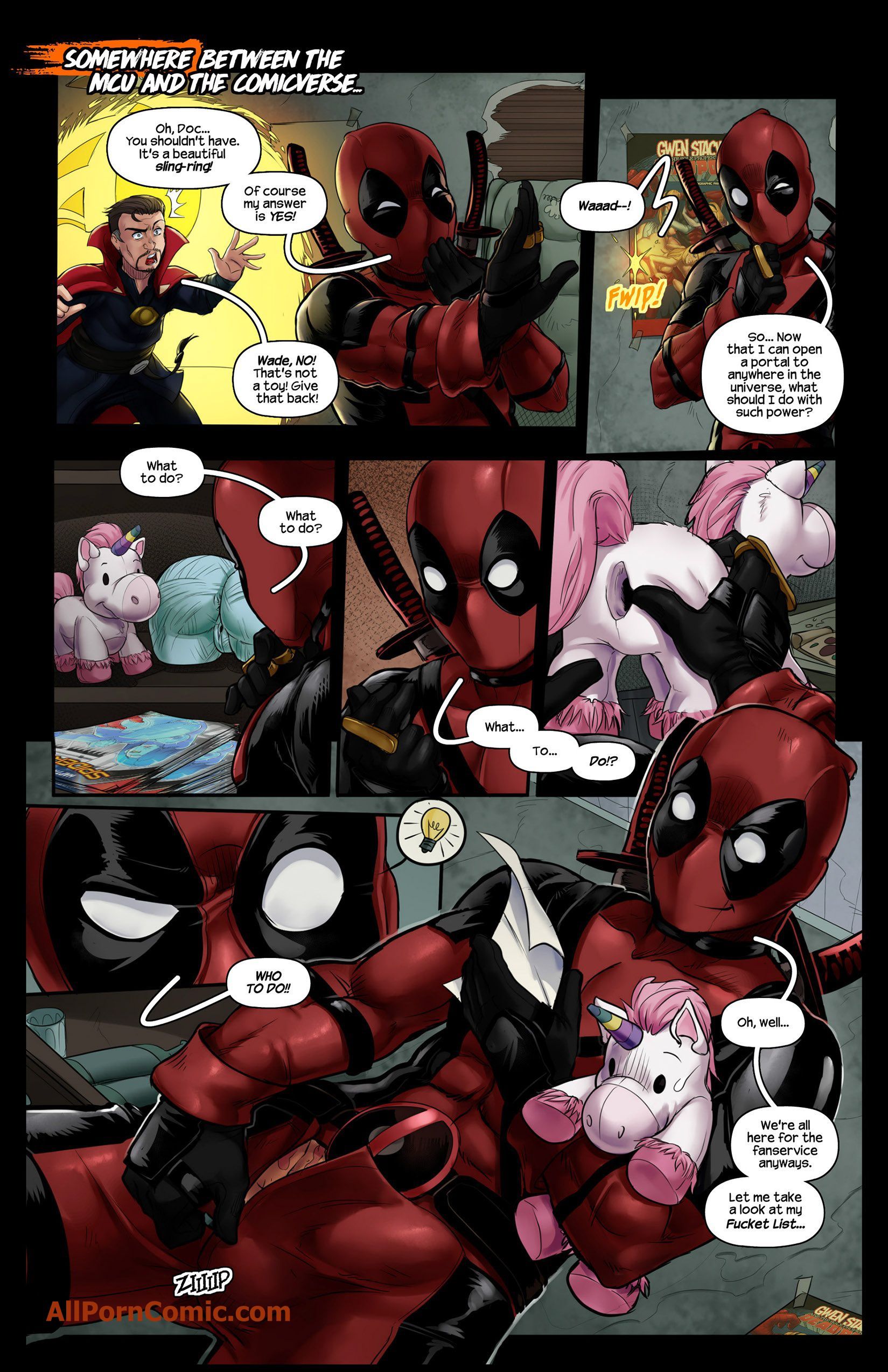 Thinking With Portals (Deadpool , Spider-Man) [Tracy Scops] 1 . Thinking With Portals - Chapter 1 (Deadpool , Spider-Man) [Tracy Scops] – page 3