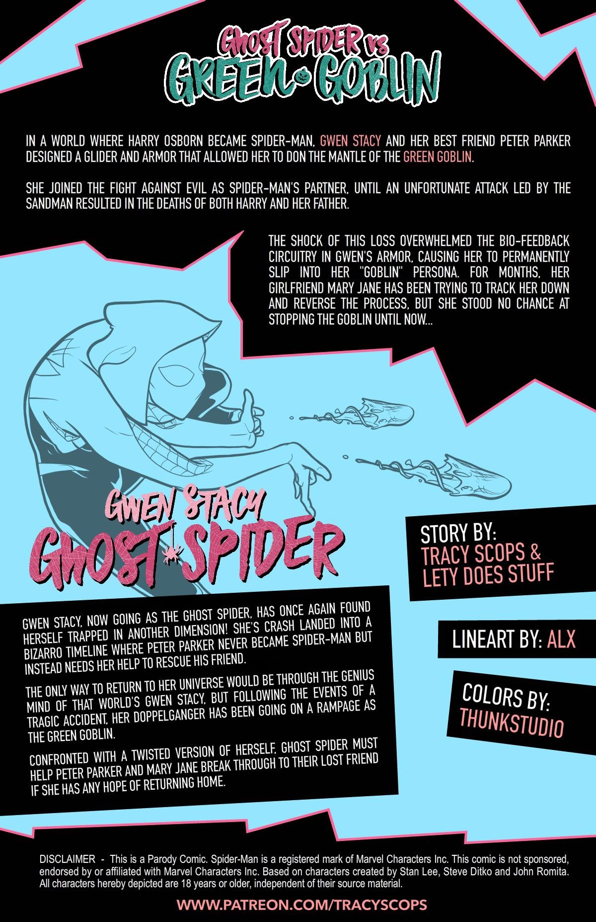 Ghost Spider VS. Green Goblin (Spider-Man) [Tracy Scops] 1 . Ghost Spider VS. Green Goblin - Chapter 1 (Spider-Man) [Tracy Scops] – page 2