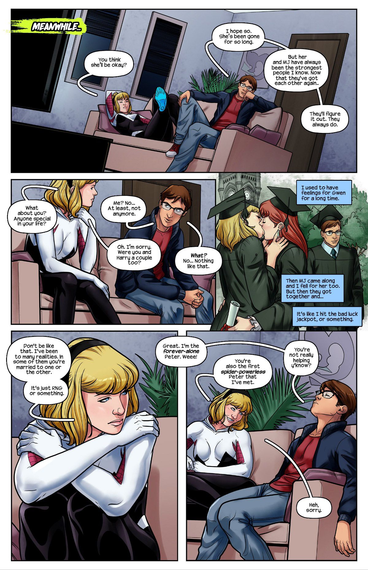 Ghost Spider VS. Green Goblin (Spider-Man) [Tracy Scops] 1 . Ghost Spider VS. Green Goblin - Chapter 1 (Spider-Man) [Tracy Scops] – page 5