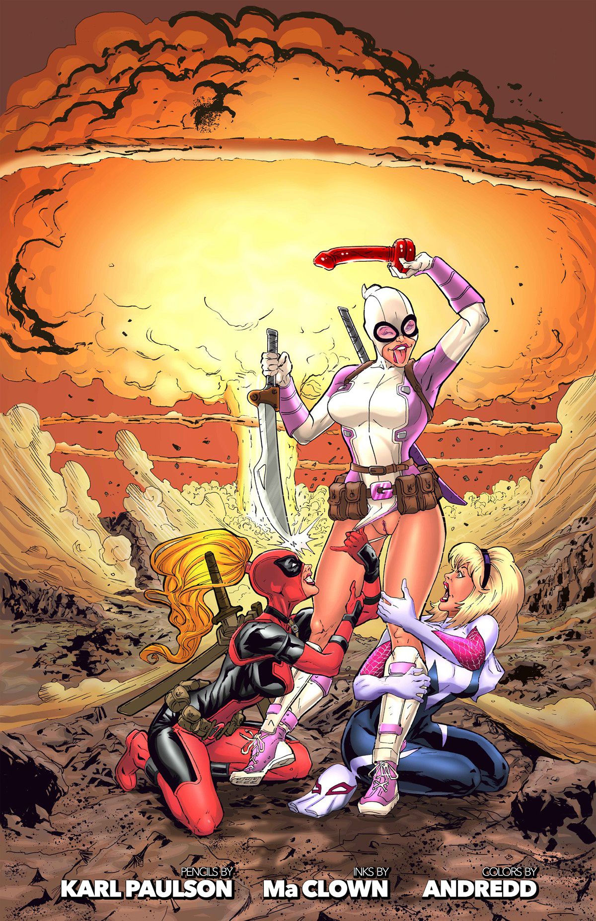Gwenpool (Spider-Man , Deadpool) [Tracy Scops] 1 . Gwenpool - Chapter 1 (Spider-Man , Deadpool) [Tracy Scops] – page 12