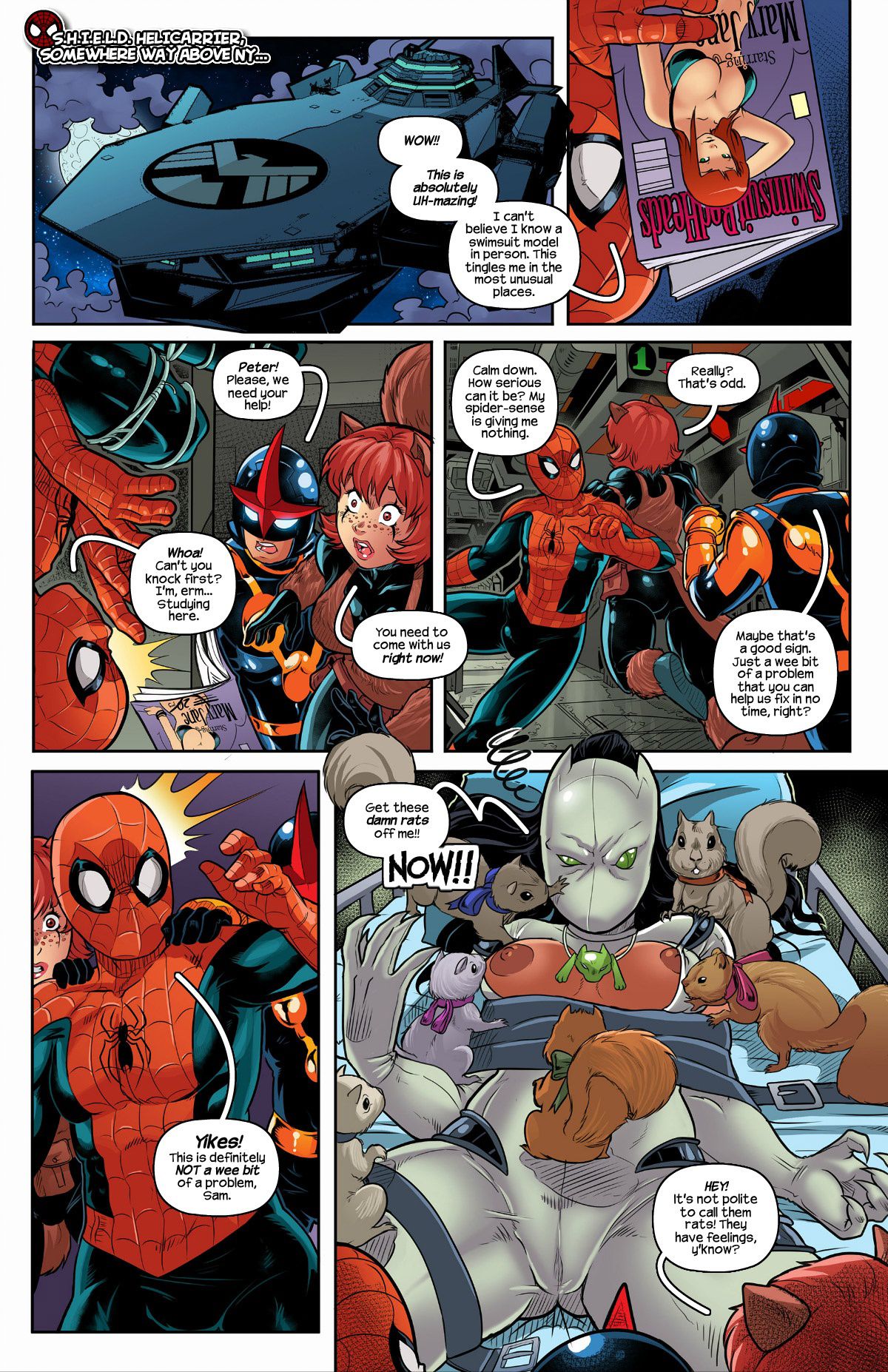 Heat Season (Spider-Man) [Tracy Scops] 1 . Heat Season - Chapter 1 (Spider-Man) [Tracy Scops] – page 3