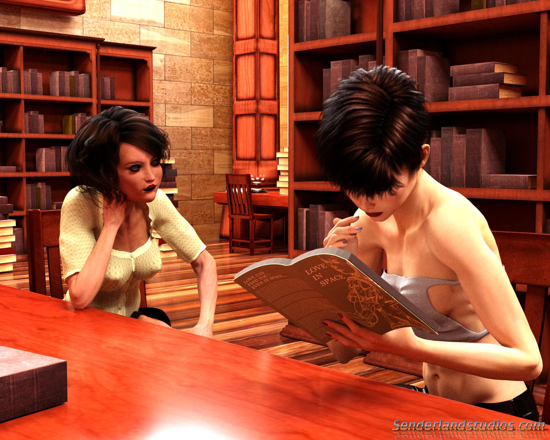 Kari’s Library Quickie [Senderland Studios] 1 . Kari's Library Quickie - Chapter 1 [Senderland Studios] – page 2