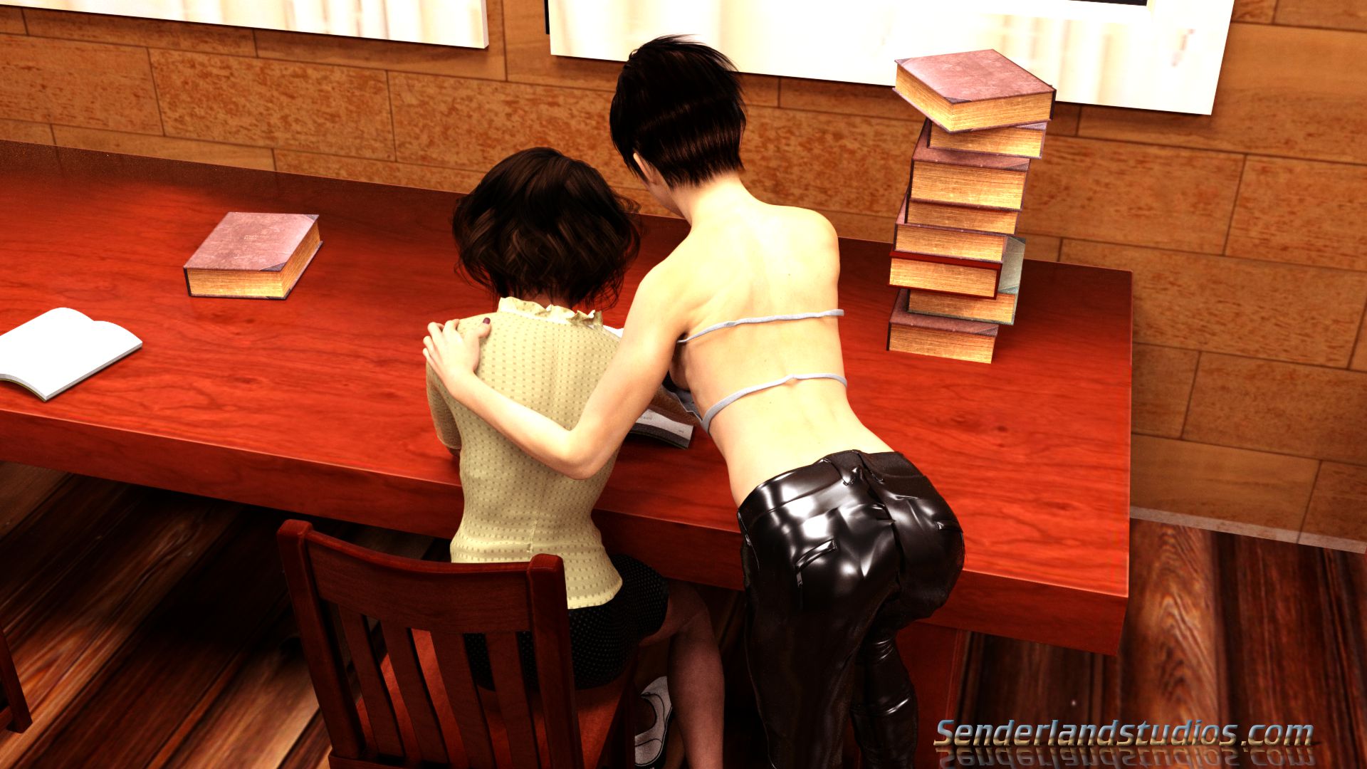 Kari’s Library Quickie [Senderland Studios] 1 . Kari's Library Quickie - Chapter 1 [Senderland Studios] – page 6