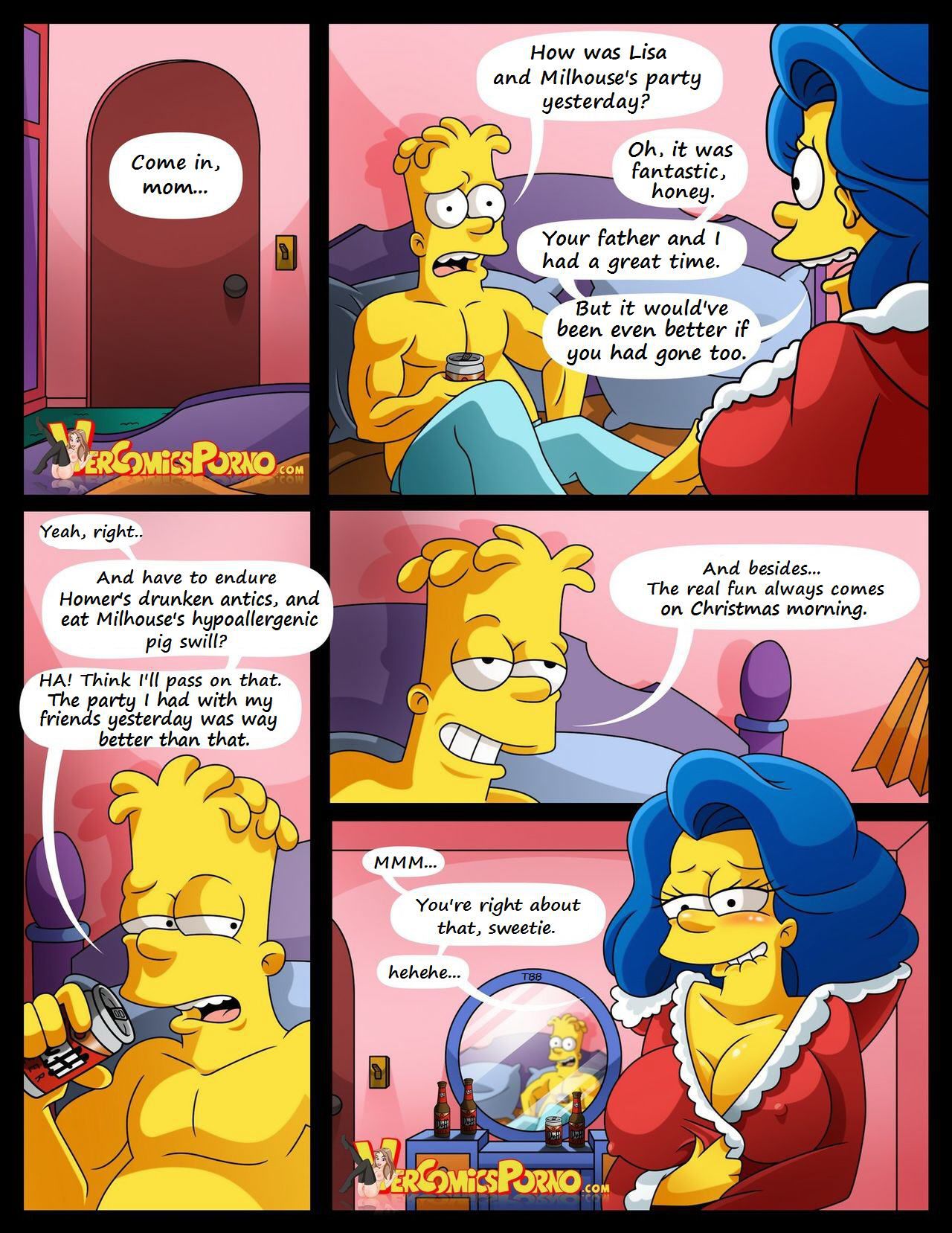 Milky White Christmas (The Simpsons) [Milky Bunny] 1 . Milky White Christmas - Chapter 1 (The Simpsons) [Milky Bunny] – page 3