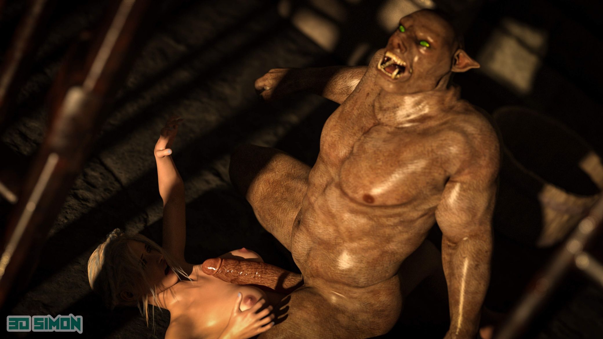 Taylor’s Slimy Nightmare [3DSimon] 3 . Taylor's Slimy Nightmare - The Boar Beast 2 - Chapter 3 [3DSimon] – page 16