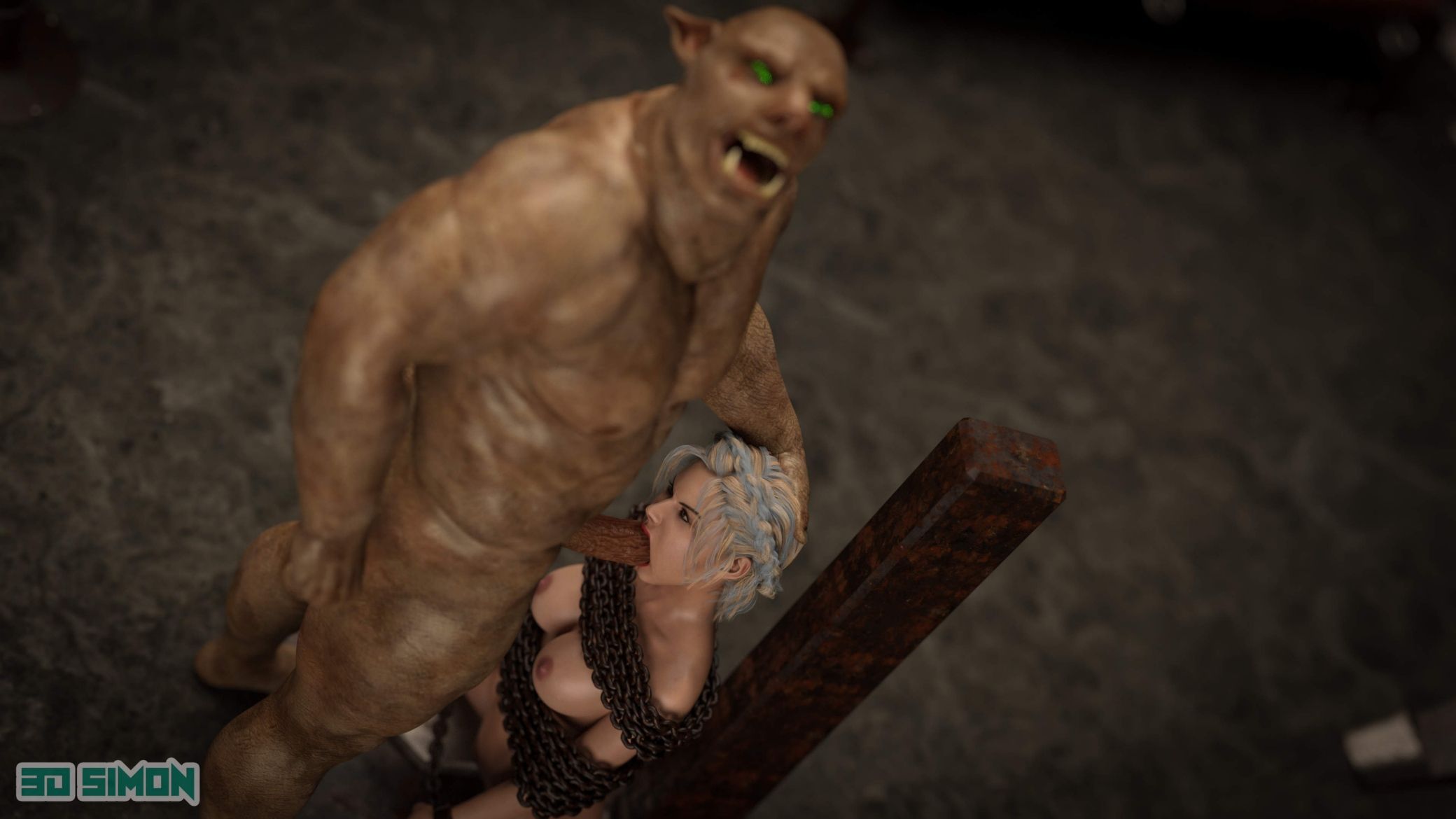 Taylor’s Slimy Nightmare [3DSimon] 3 . Taylor's Slimy Nightmare - The Boar Beast 2 - Chapter 3 [3DSimon] – page 60