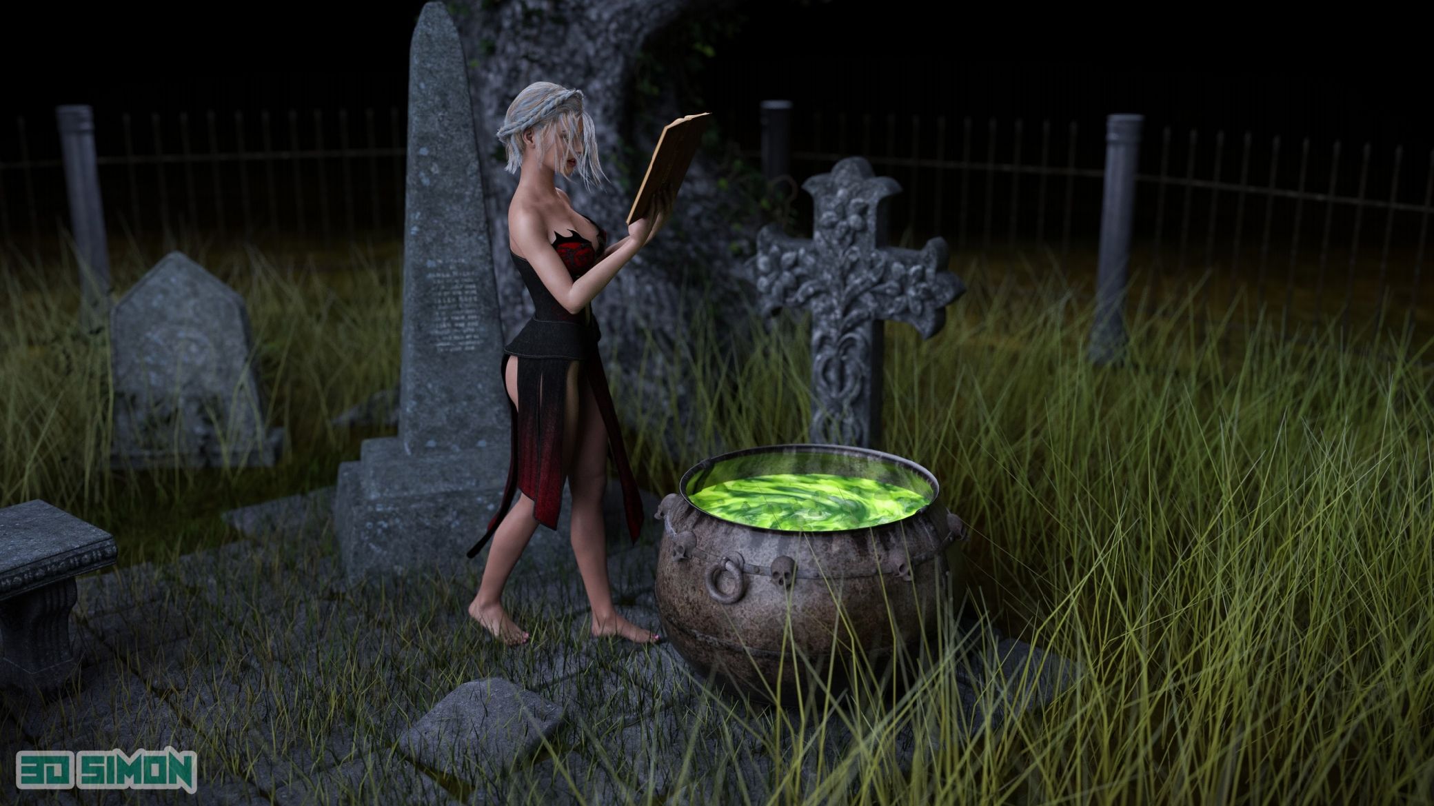 Taylor’s Slimy Nightmare [3DSimon] 2 . Taylor's Slimy Nightmare - Devil's Slut - Chapter 2 [3DSimon] – page 2