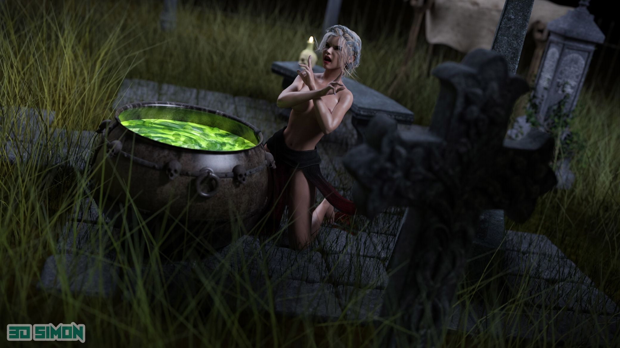 Taylor’s Slimy Nightmare [3DSimon] 2 . Taylor's Slimy Nightmare - Devil's Slut - Chapter 2 [3DSimon] – page 6