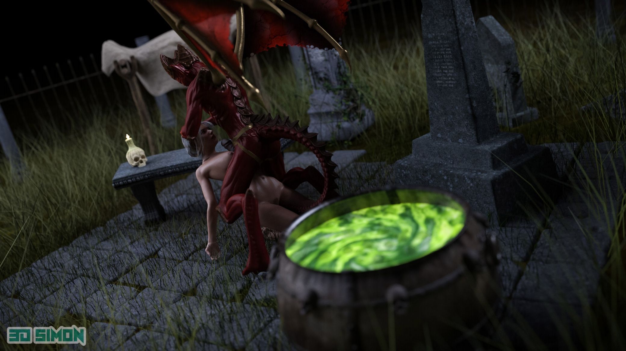 Taylor’s Slimy Nightmare [3DSimon] 2 . Taylor's Slimy Nightmare - Devil's Slut - Chapter 2 [3DSimon] – page 82