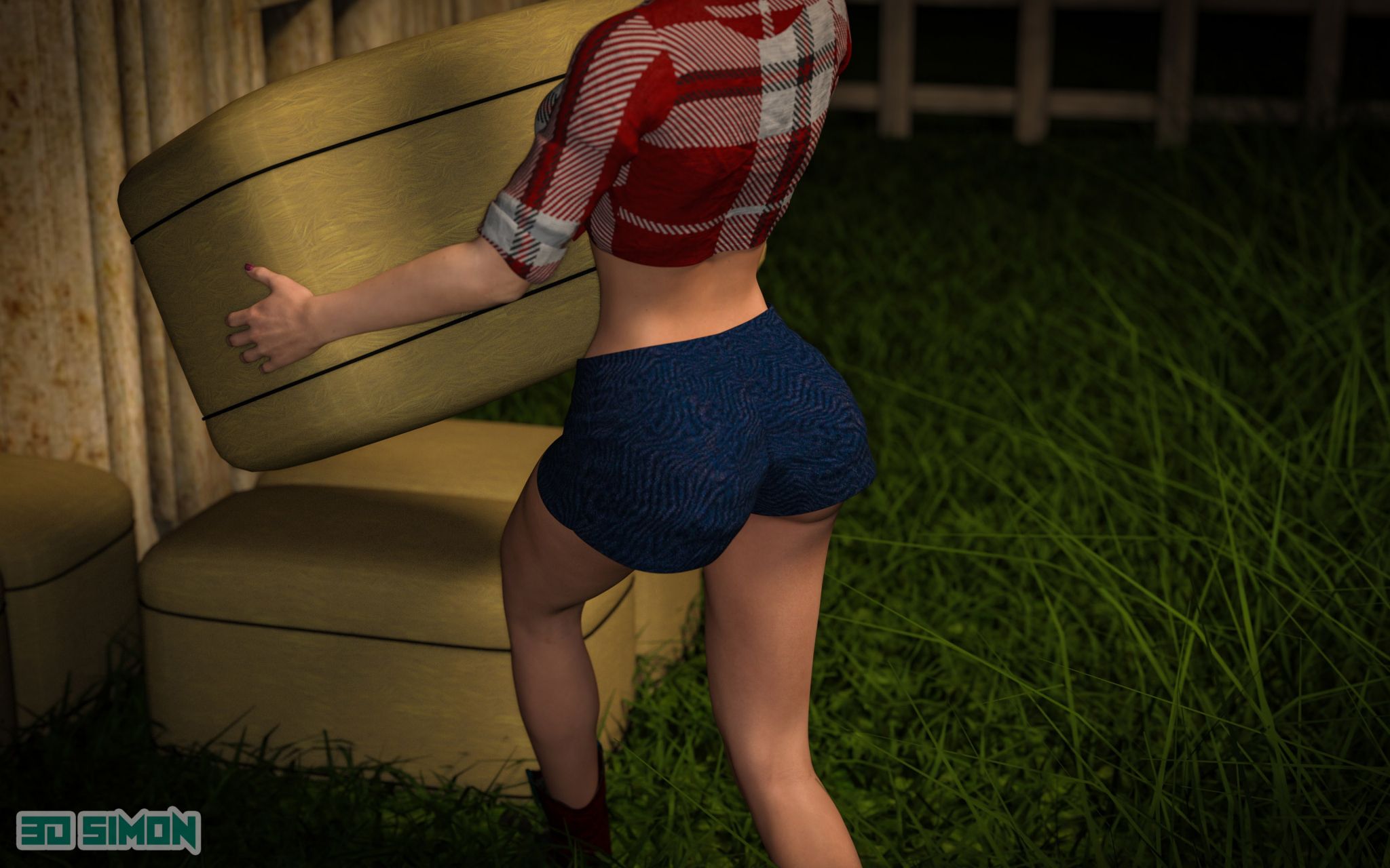 Taylor’s Slimy Nightmare [3DSimon] 1 . Taylor's Slimy Nightmare - The Boar Beast - Chapter 1 [3DSimon] – page 11