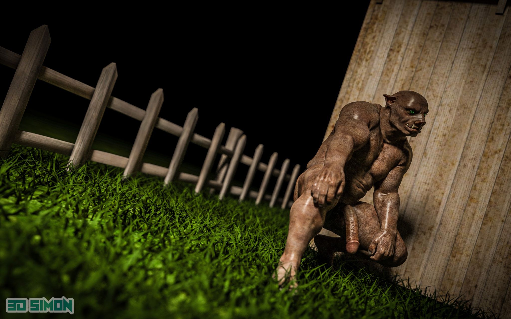 Taylor’s Slimy Nightmare [3DSimon] 1 . Taylor's Slimy Nightmare - The Boar Beast - Chapter 1 [3DSimon] – page 22