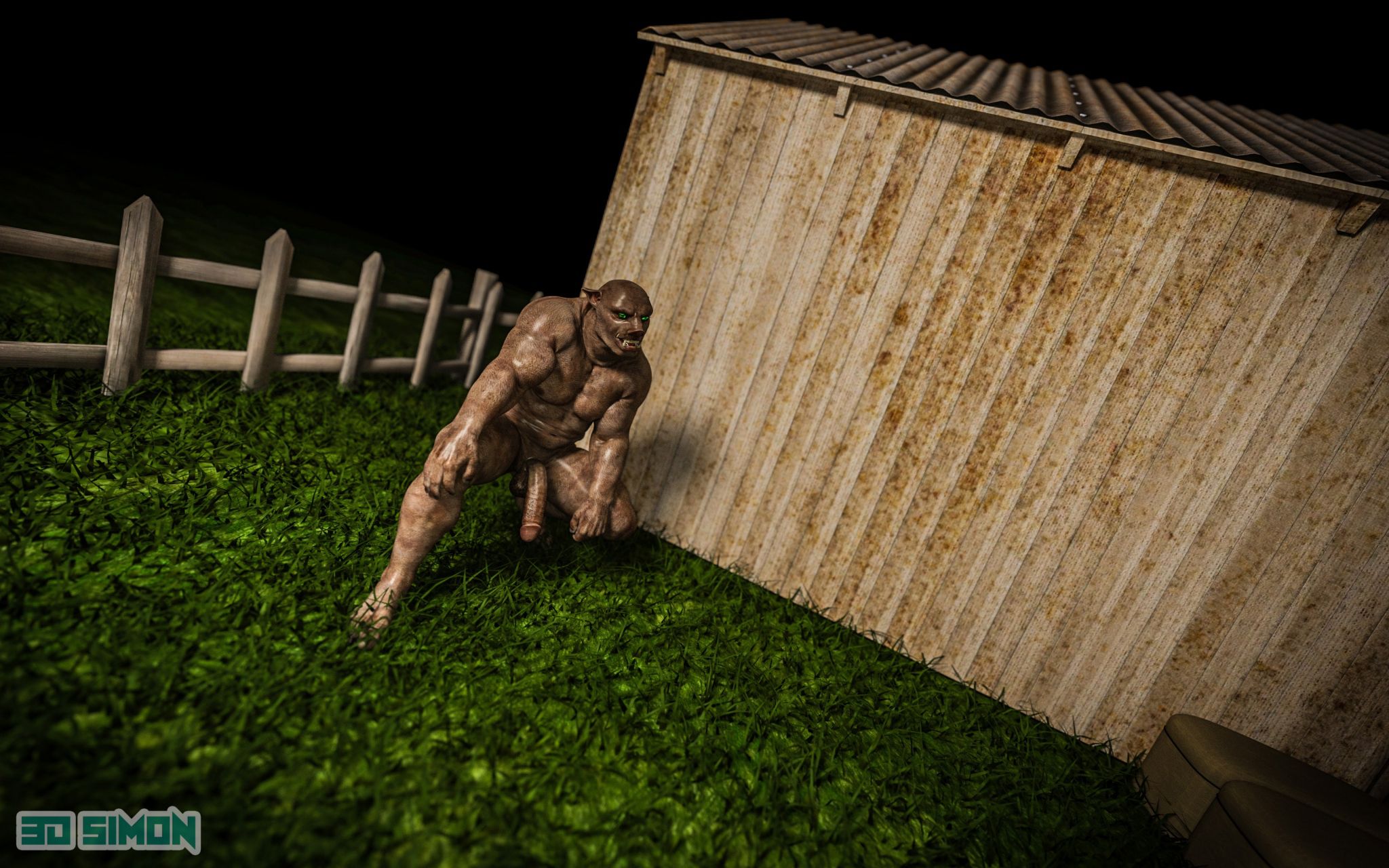 Taylor’s Slimy Nightmare [3DSimon] 1 . Taylor's Slimy Nightmare - The Boar Beast - Chapter 1 [3DSimon] – page 23