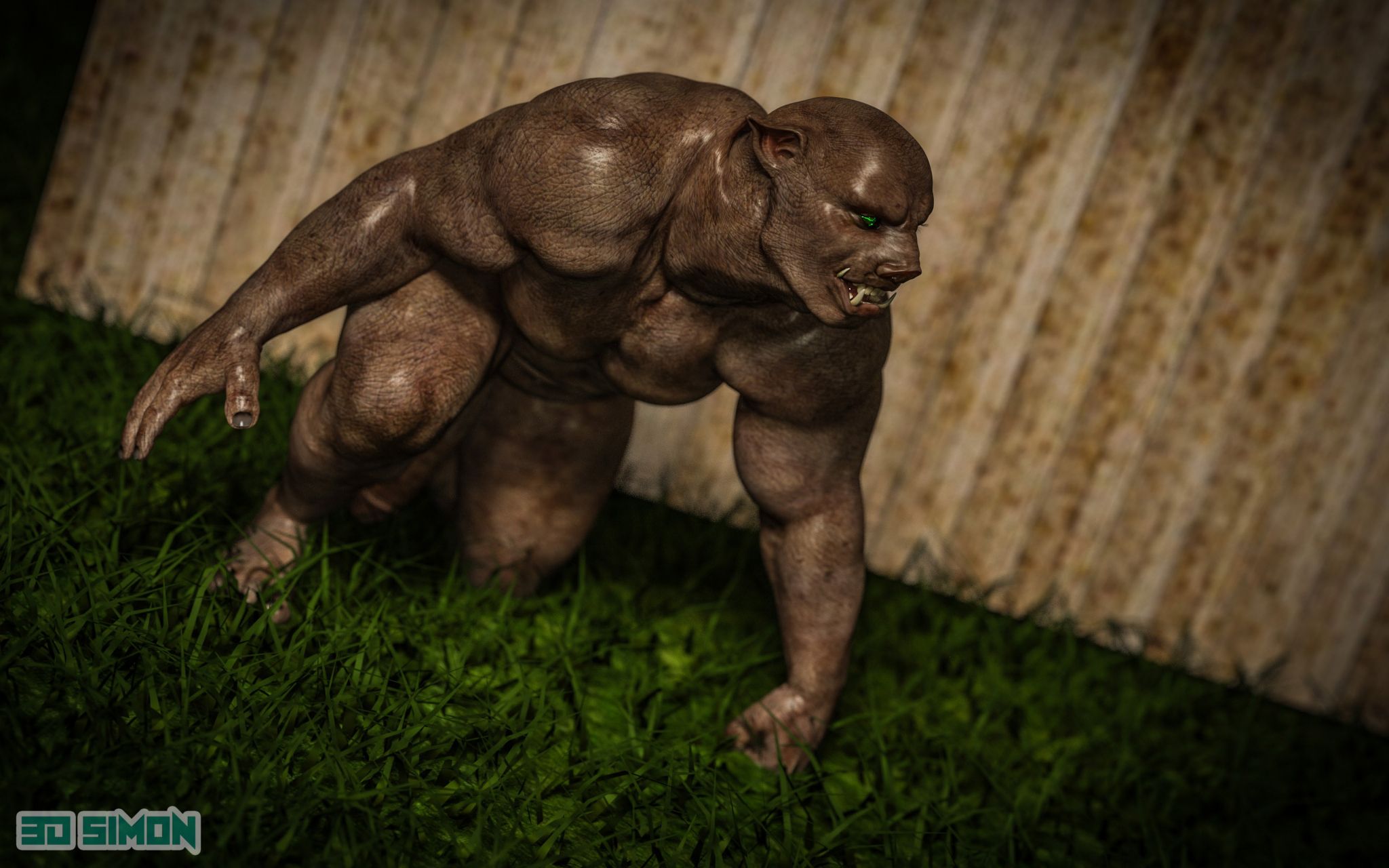 Taylor’s Slimy Nightmare [3DSimon] 1 . Taylor's Slimy Nightmare - The Boar Beast - Chapter 1 [3DSimon] – page 27