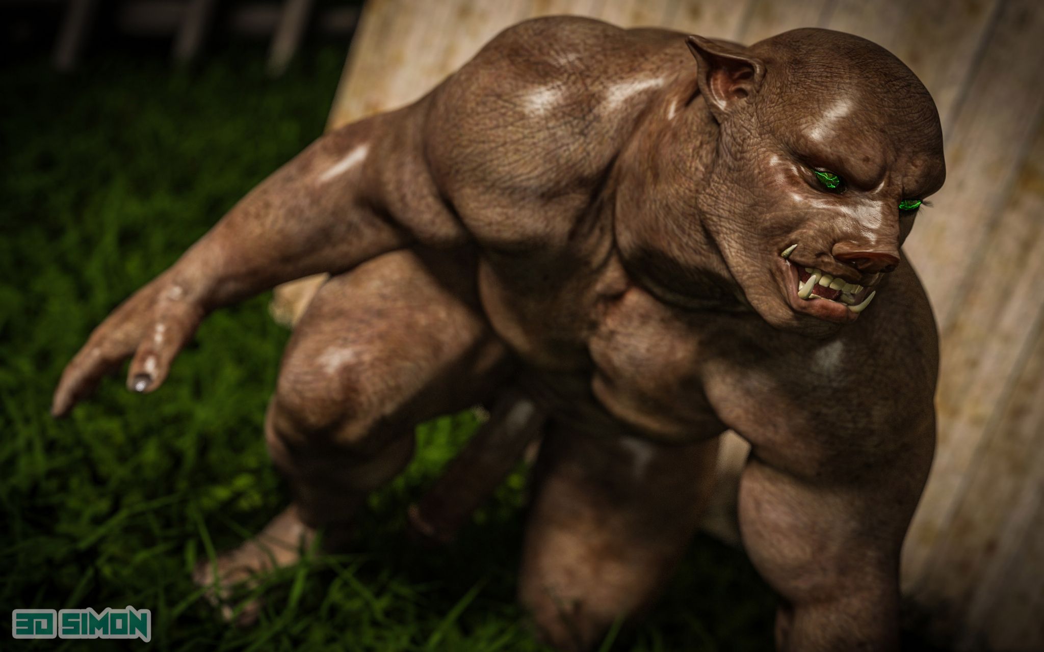 Taylor’s Slimy Nightmare [3DSimon] 1 . Taylor's Slimy Nightmare - The Boar Beast - Chapter 1 [3DSimon] – page 29