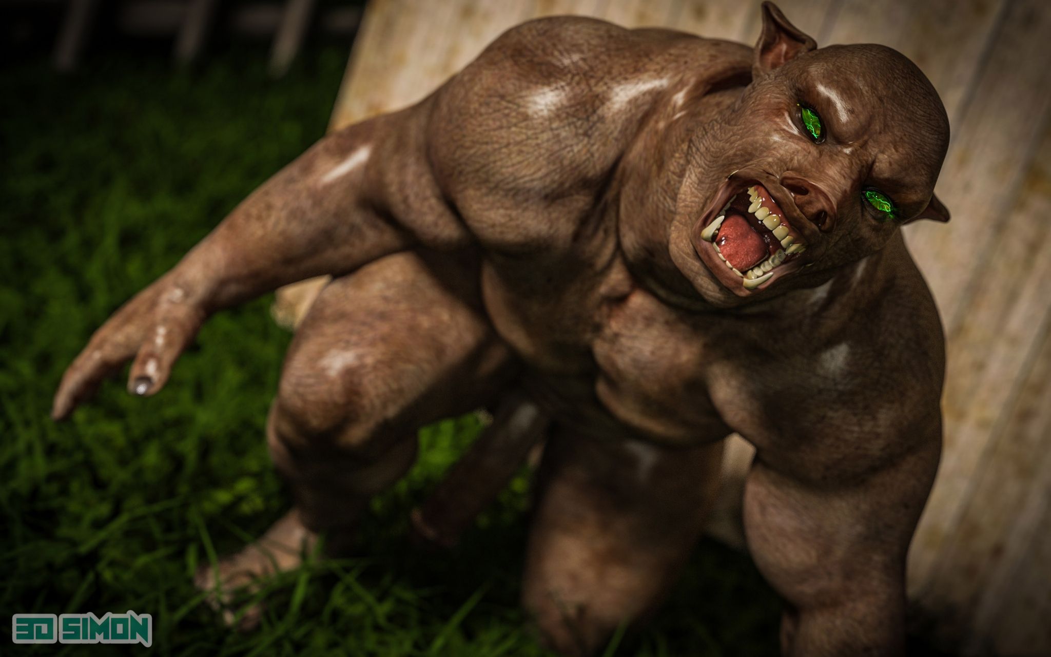 Taylor’s Slimy Nightmare [3DSimon] 1 . Taylor's Slimy Nightmare - The Boar Beast - Chapter 1 [3DSimon] – page 30