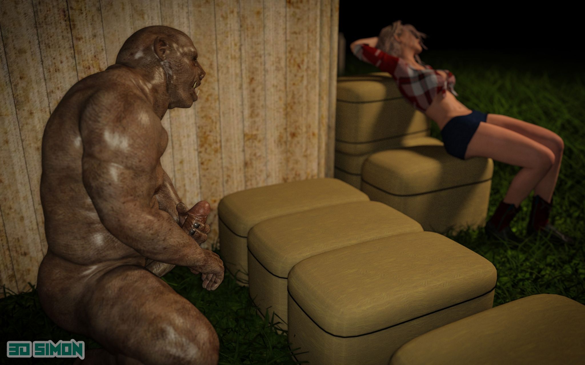 Taylor’s Slimy Nightmare [3DSimon] 1 . Taylor's Slimy Nightmare - The Boar Beast - Chapter 1 [3DSimon] – page 34