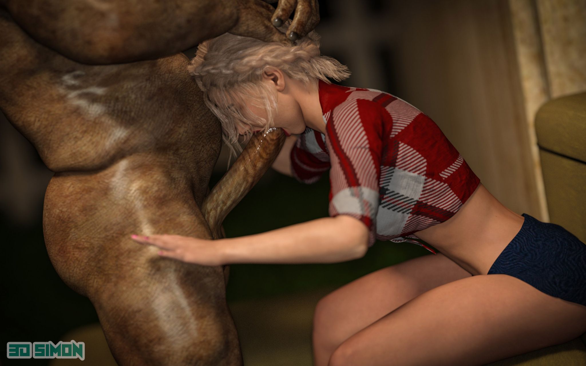 Taylor’s Slimy Nightmare [3DSimon] 1 . Taylor's Slimy Nightmare - The Boar Beast - Chapter 1 [3DSimon] – page 50