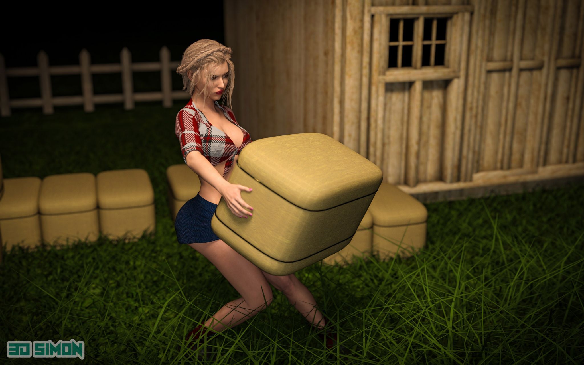 Taylor’s Slimy Nightmare [3DSimon] 1 . Taylor's Slimy Nightmare - The Boar Beast - Chapter 1 [3DSimon] – page 6