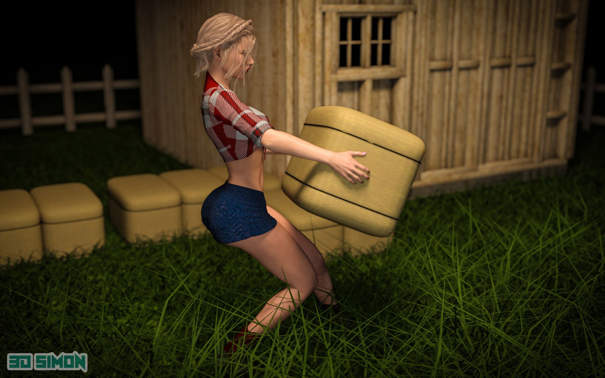 Taylor’s Slimy Nightmare [3DSimon] 1 . Taylor's Slimy Nightmare - The Boar Beast - Chapter 1 [3DSimon] – page 7