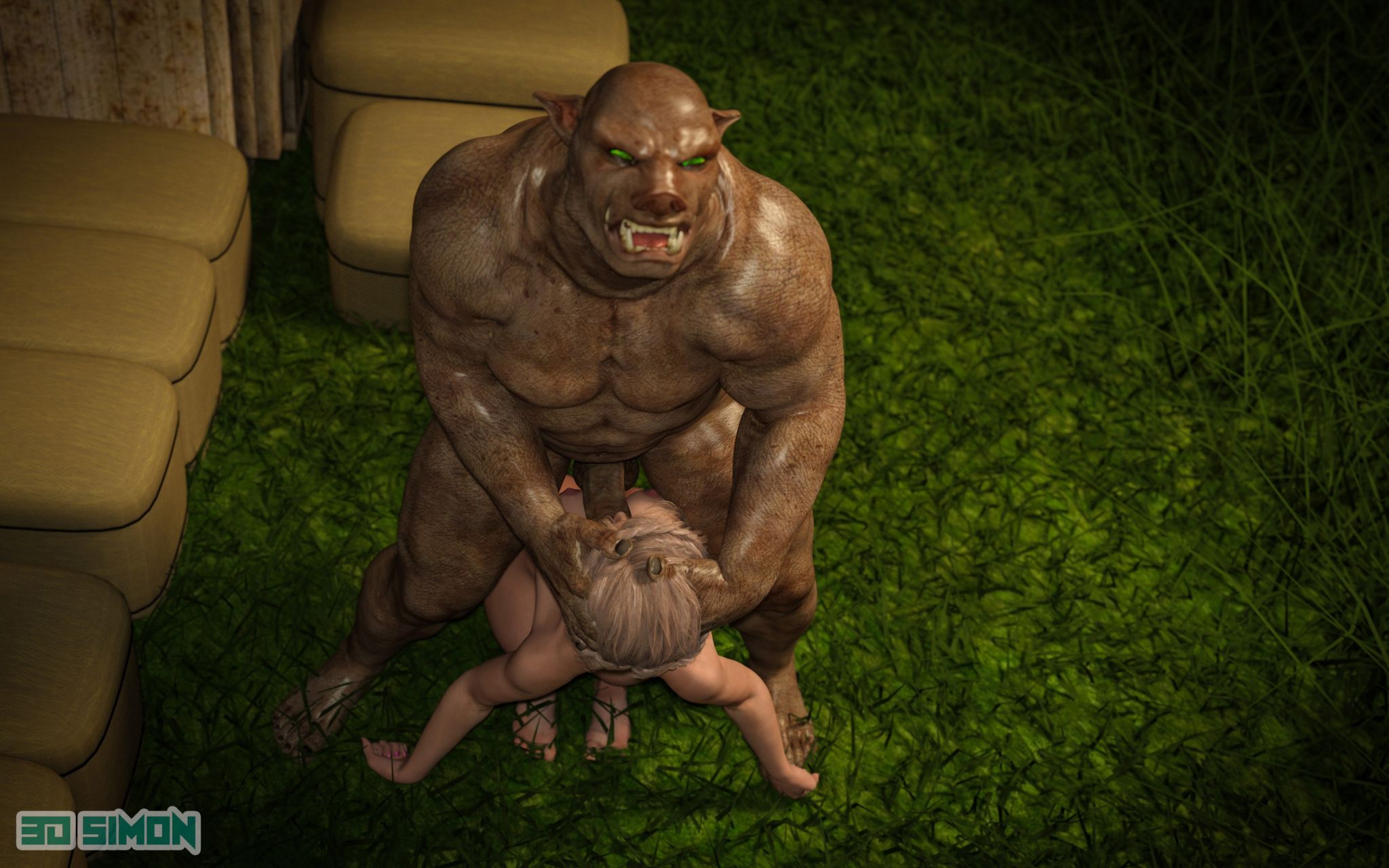 Taylor’s Slimy Nightmare [3DSimon] 1 . Taylor's Slimy Nightmare - The Boar Beast - Chapter 1 [3DSimon] – page 81