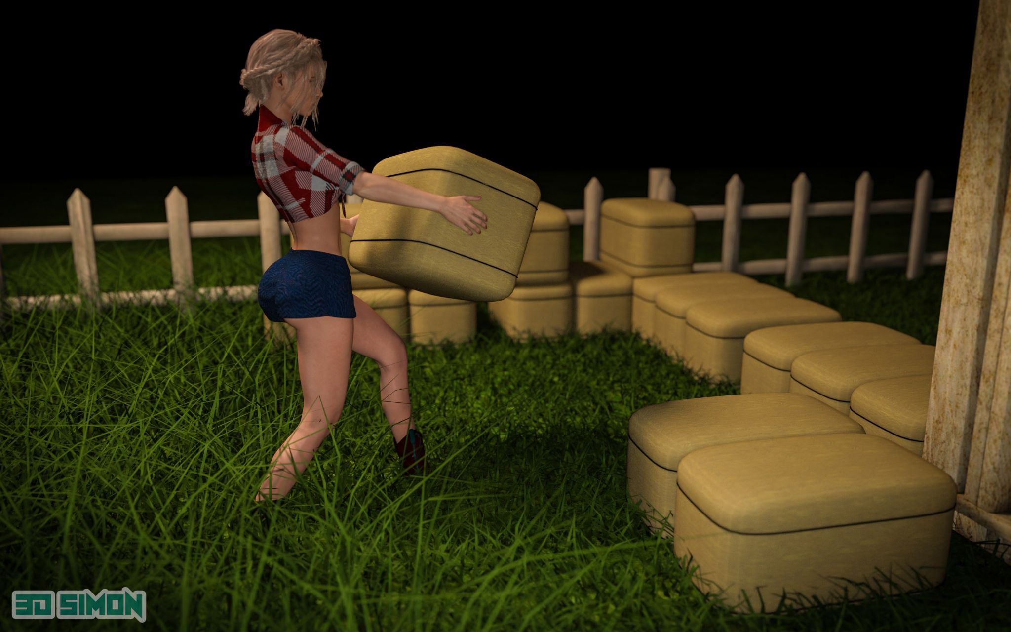 Taylor’s Slimy Nightmare [3DSimon] 1 . Taylor's Slimy Nightmare - The Boar Beast - Chapter 1 [3DSimon] – page 9