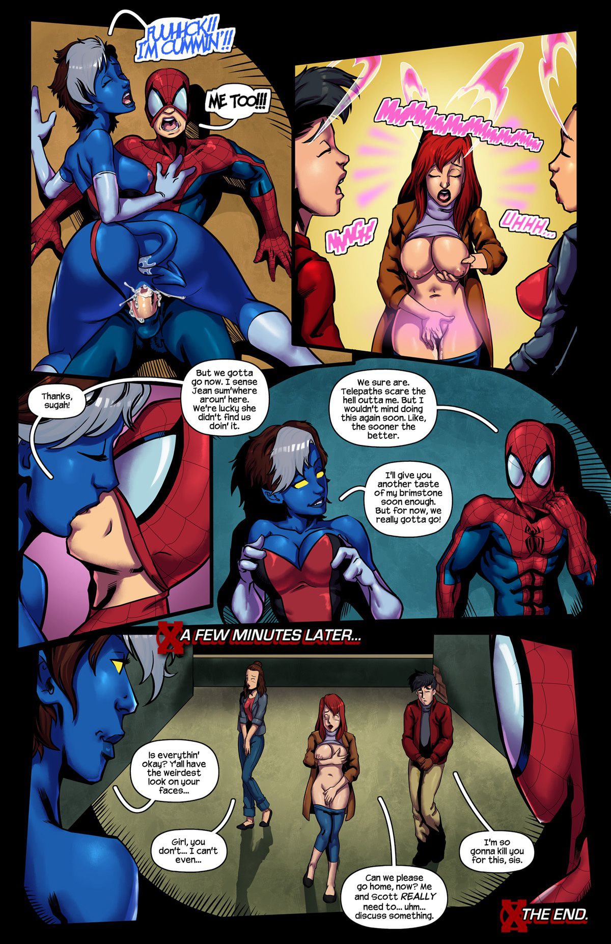 Indigo Allure (Spider-Man , X-Men) [Tracy Scops] 1 . Indigo Allure - Chapter 1 (Spider-Man , X-Men) [Tracy Scops] – page 10