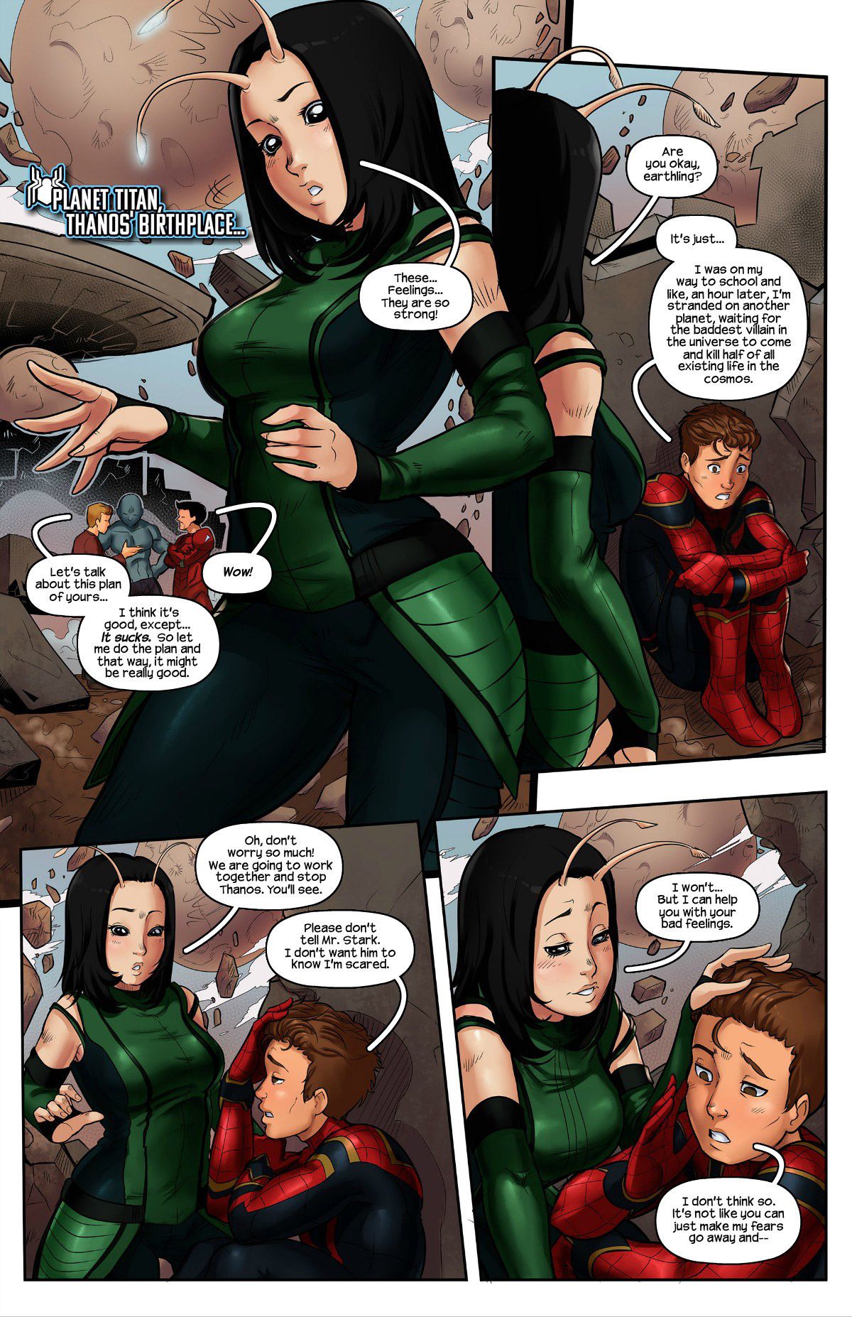 Infinity War (Spider-Man , The Avengers) [Tracy Scops] 1 . Infinity War - Chapter 1 (Spider-Man , The Avengers) [Tracy Scops] – page 3
