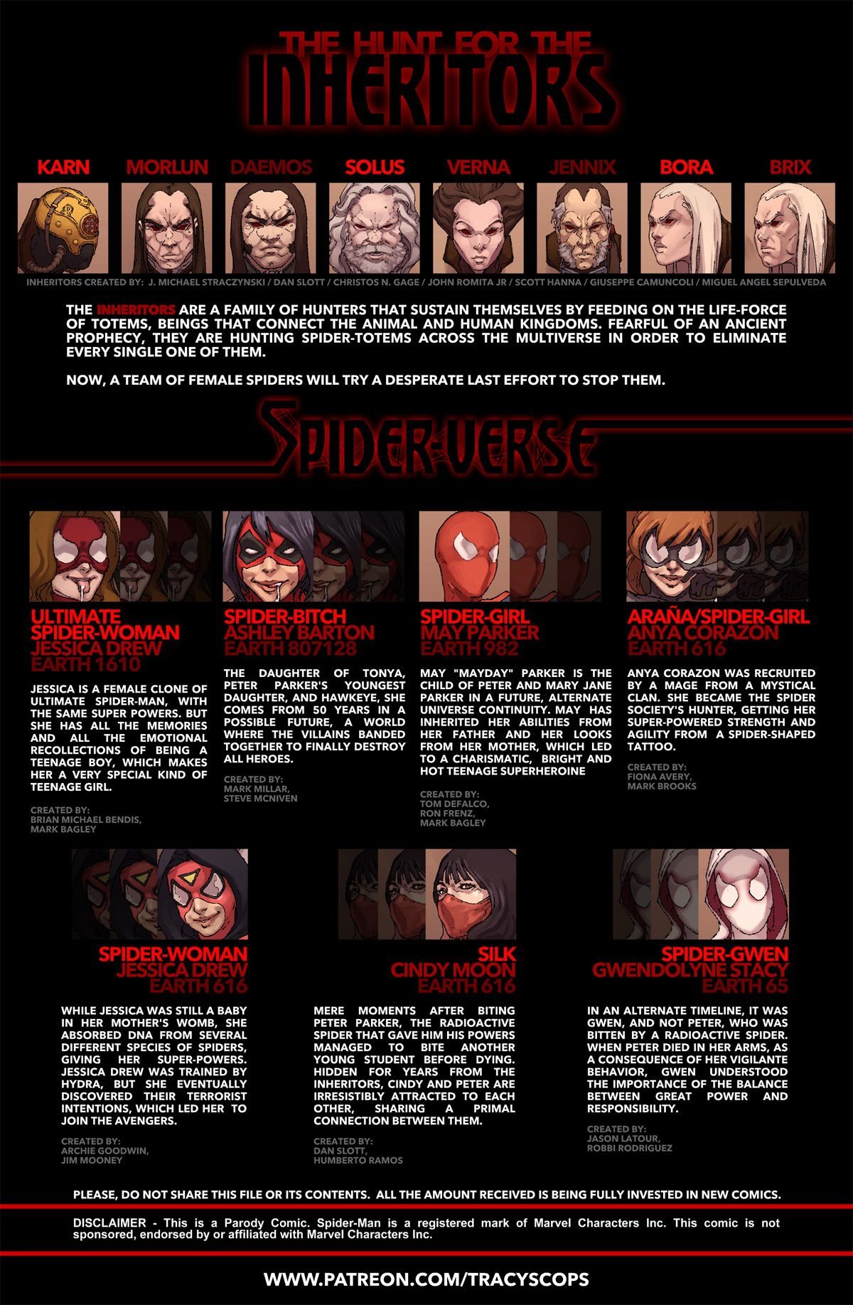 The Hunt For The Inheritors (Spider-Man) [Tracy Scops] 1 . The Hunt For The Inheritors - Chapter 1 (Spider-Man) [Tracy Scops] – page 2