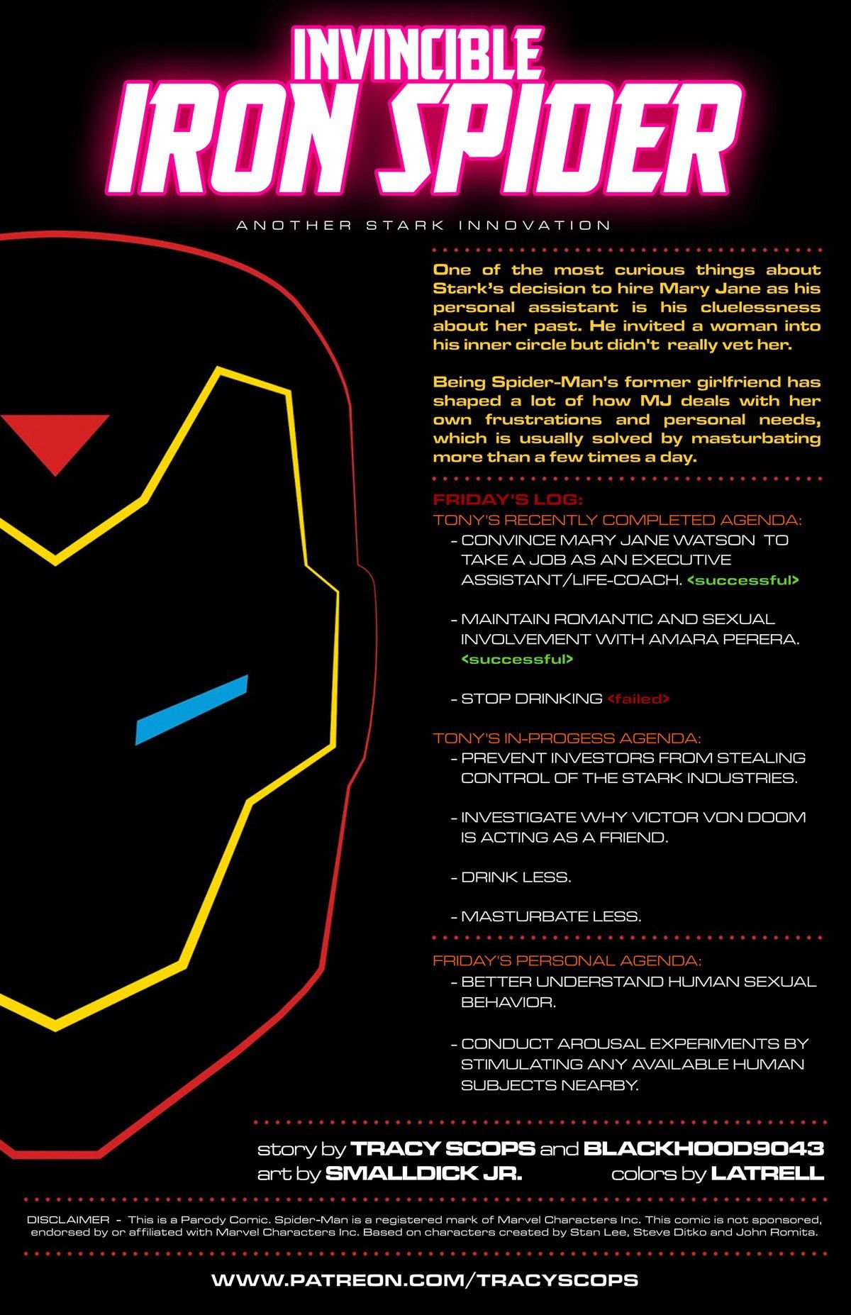 Invincible Iron Spider (Spider-Man) [Tracy Scops] 1 . Invincible Iron Spider - Chapter 1 (Spider-Man) [Tracy Scops] – page 2
